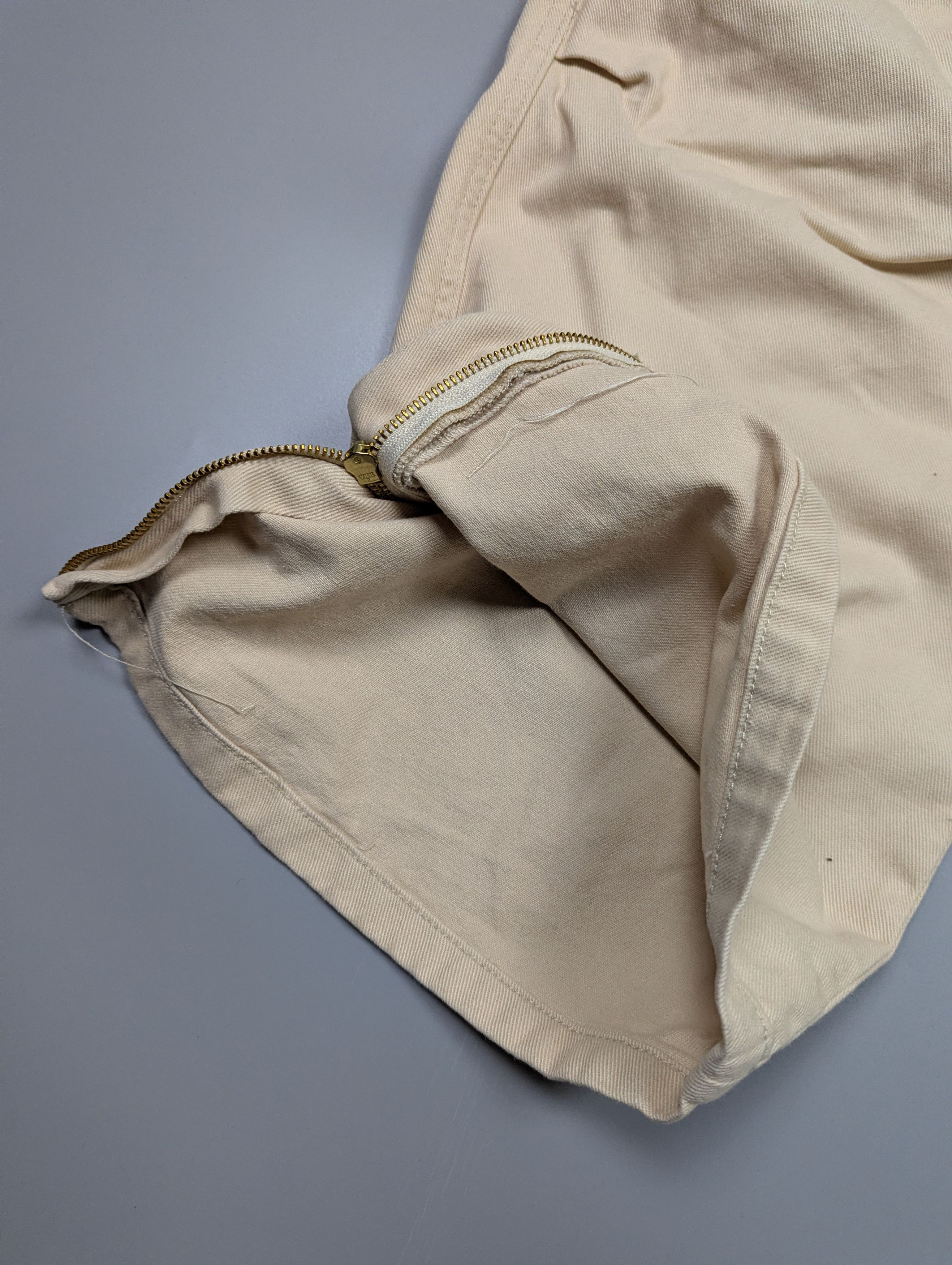 Liu Jo Liu Jo Y2K Beige Wide Leg Cargo Pants Multi Pocket Baggy Size 31" - 7 Thumbnail