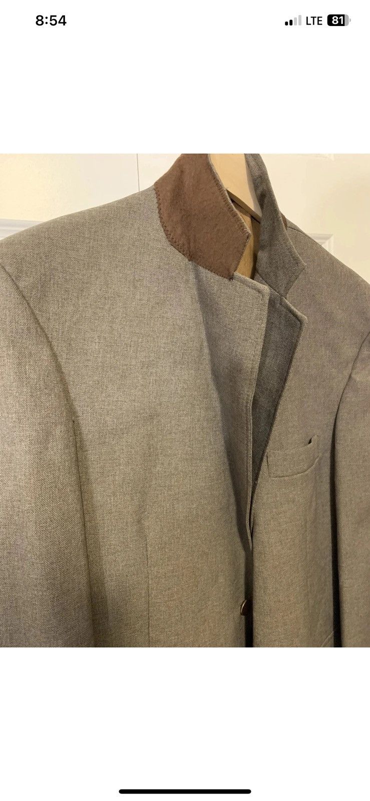 Levi's Vintage Clothing Rare Vintage panatela mens sz 44L brown blazer western Size 44L - 4 Thumbnail