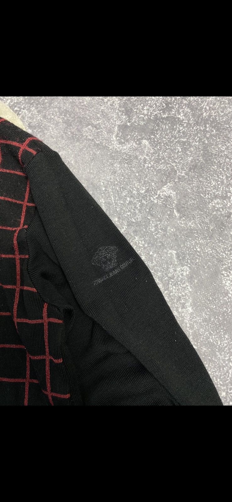 Versace Jeans Couture × Vintage Mens Vintage Versace Jeans Couture Knited Striped Sweater Size US S / EU 44-46 / 1 - 3 Thumbnail