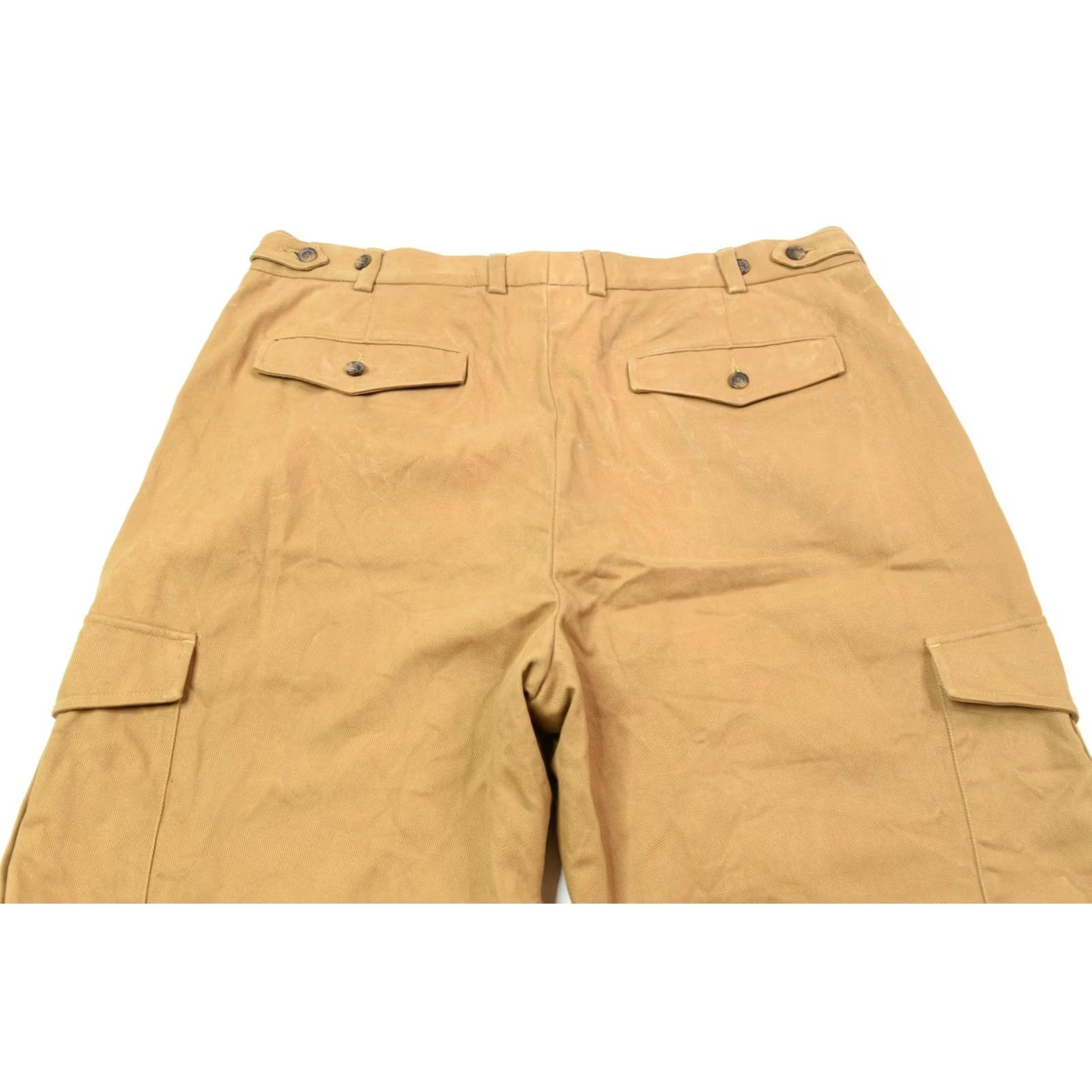Brooks Brothers Brooks Brothers Cargo Chino Pants Mens 40x32 Beige Khaki Cotton Twill Classic Slashed Pocket Flat Front Regular Straight Seasonal Preppy Theme Mens Size US 40 / EU 56 - 7 Thumbnail
