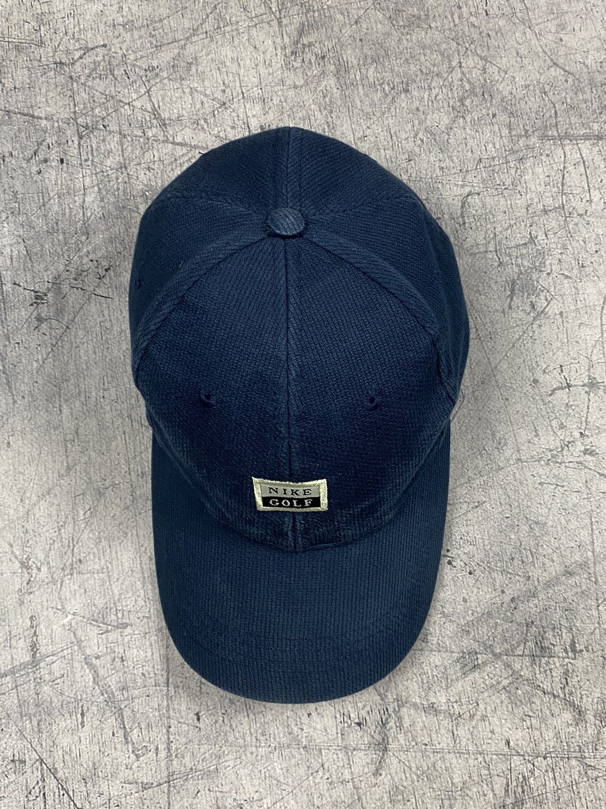 Nike × Vintage Vintage 90s Nike Golf Corduroy Centre Logo Made in USA Cap Size ONE SIZE - 5 Thumbnail