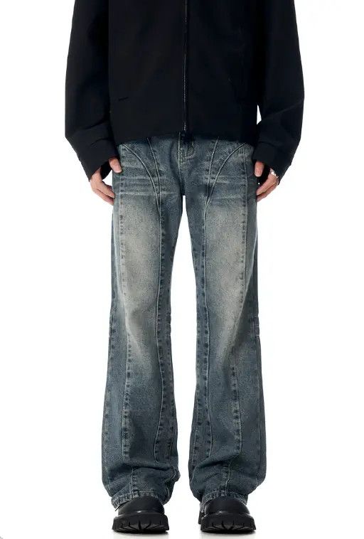 VIBE American retro blue cleanfit straight jeans Size US 32 / EU 48 - 1 Thumbnail