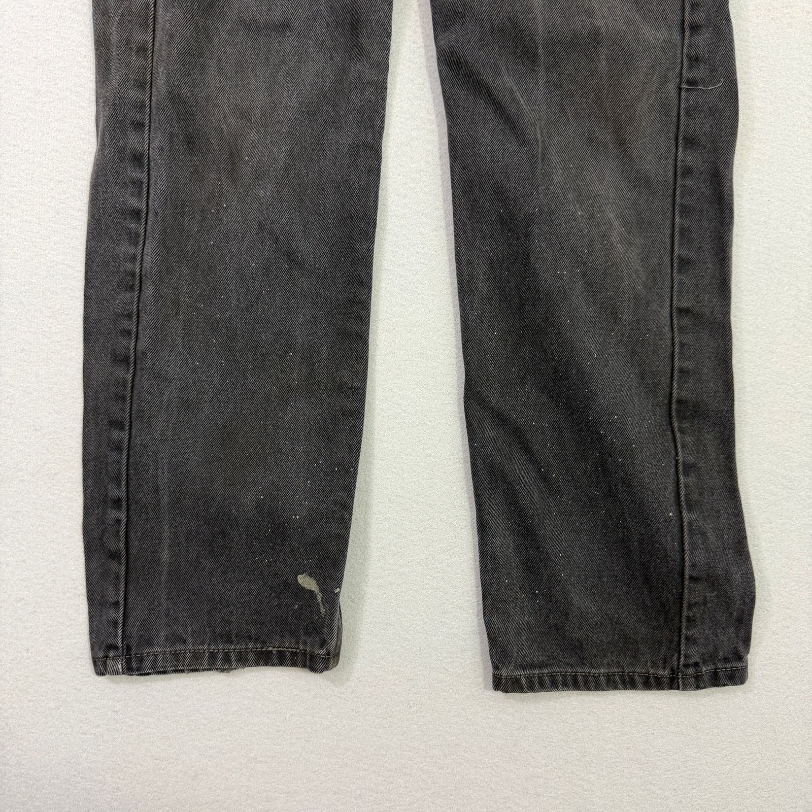 Levi's Levis 505 Regular Fit Jeans Men's 32x32 Black Zip Western Size US 32 / EU 48 - 3 Thumbnail