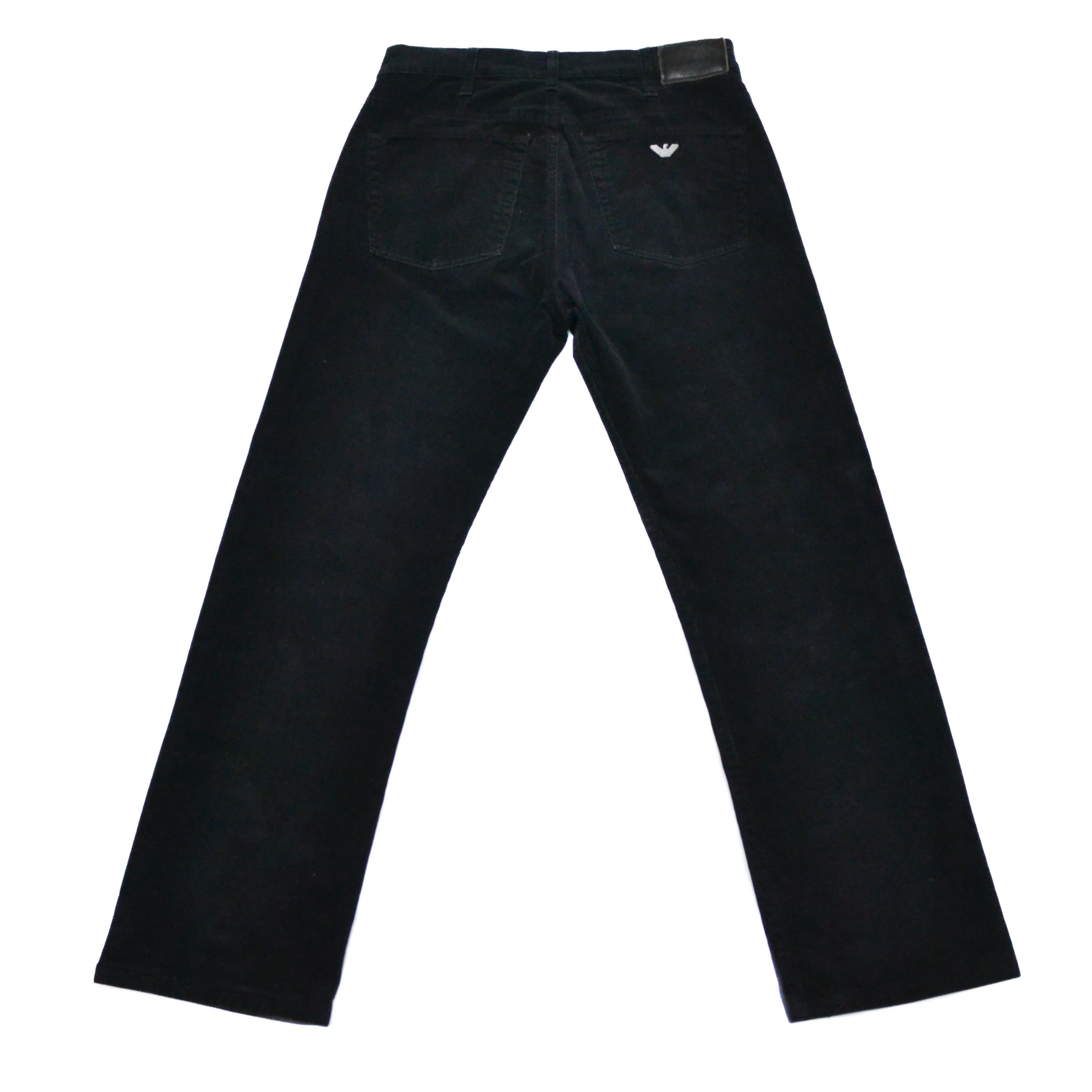 Armani Armani Jeans Y2K Men’s Corduroy Black Pants Size 32 Size US 32 / EU 48 - 1 Thumbnail