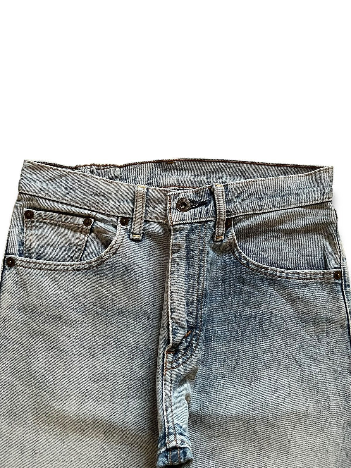 Levi's × Levi's Vintage Clothing Vintage 90s Levis 502 Light Wash Distressed Loose Jeans Size US 29 - 4 Thumbnail