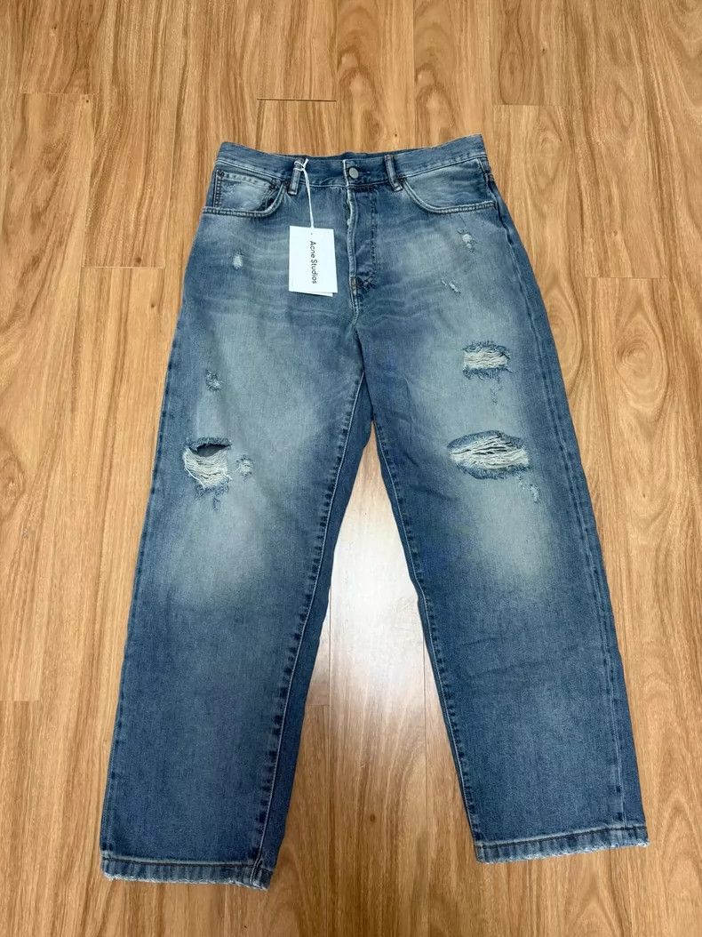 Acne Studios Acne Studios Distressed Blue Denim Pants- DMC Size US 30 / EU 46 - 1 Thumbnail