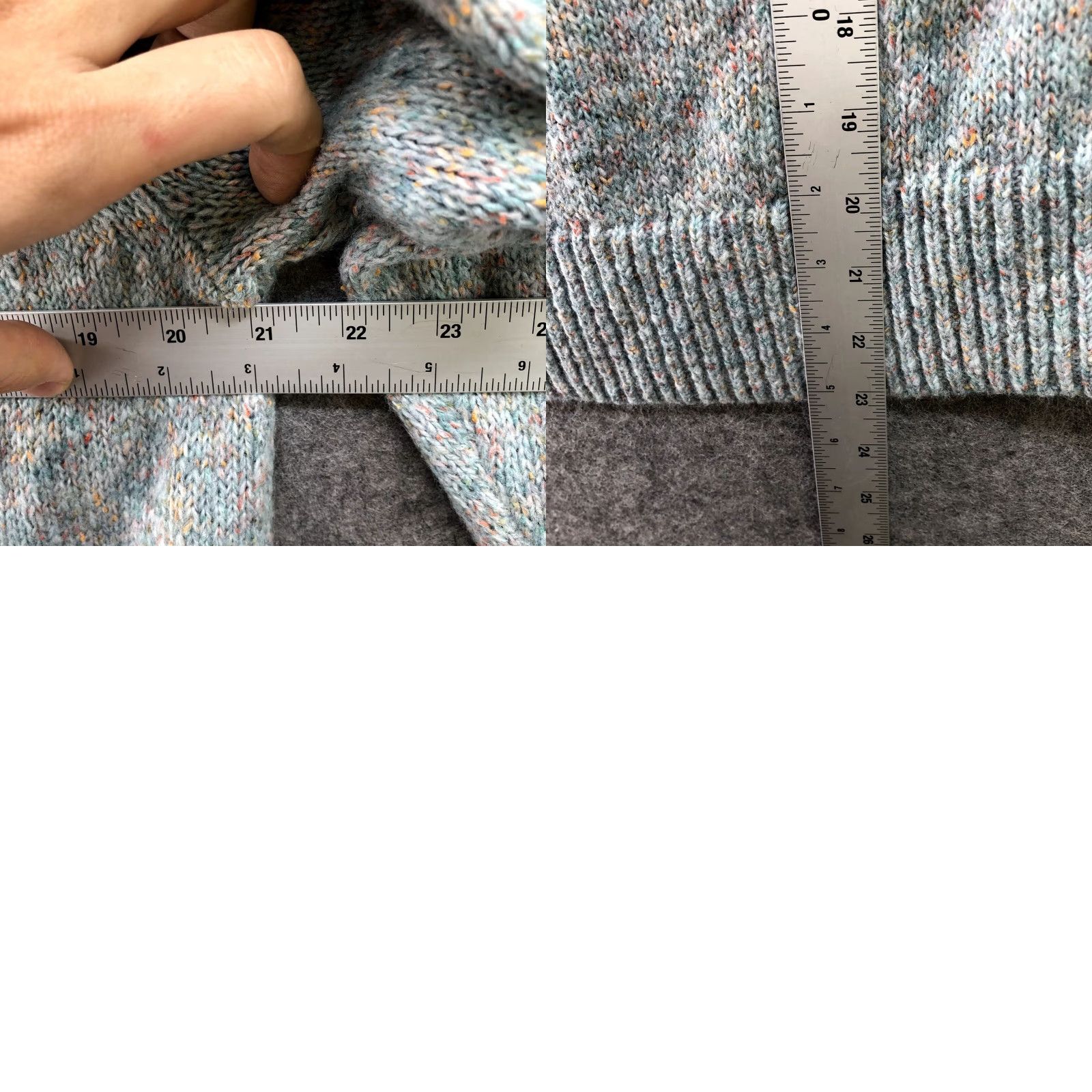 Loft LOFT Oversized Sweater Womens S Blue Marled Crewneck Pullover Knit Pullover Casual Fall Winter Size S / US 4 / IT 40 - 8 Thumbnail