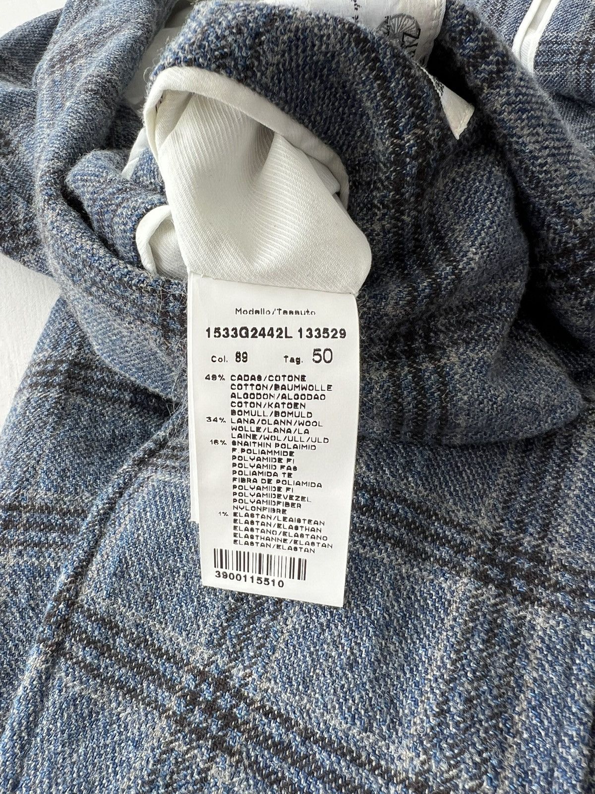Manuel Ritz Manuel Ritz Cotton Wool Blazer Sz 50 Size 50R - 16 Thumbnail