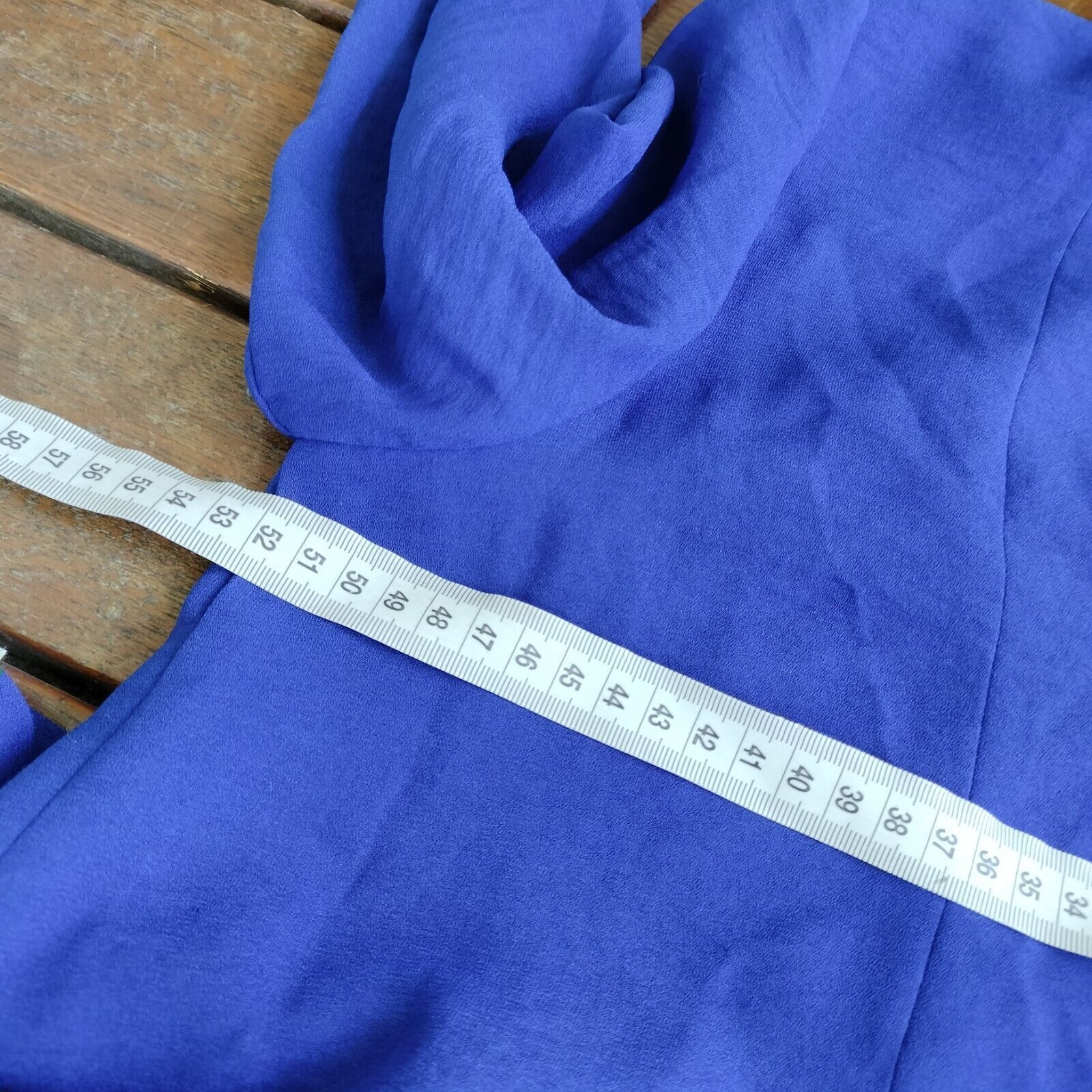 Cos COS Dress Blue Shift Long Sleeve Mini Corporate Schoolgirl Size M / US 6-8 / IT 42-44 - 11 Thumbnail