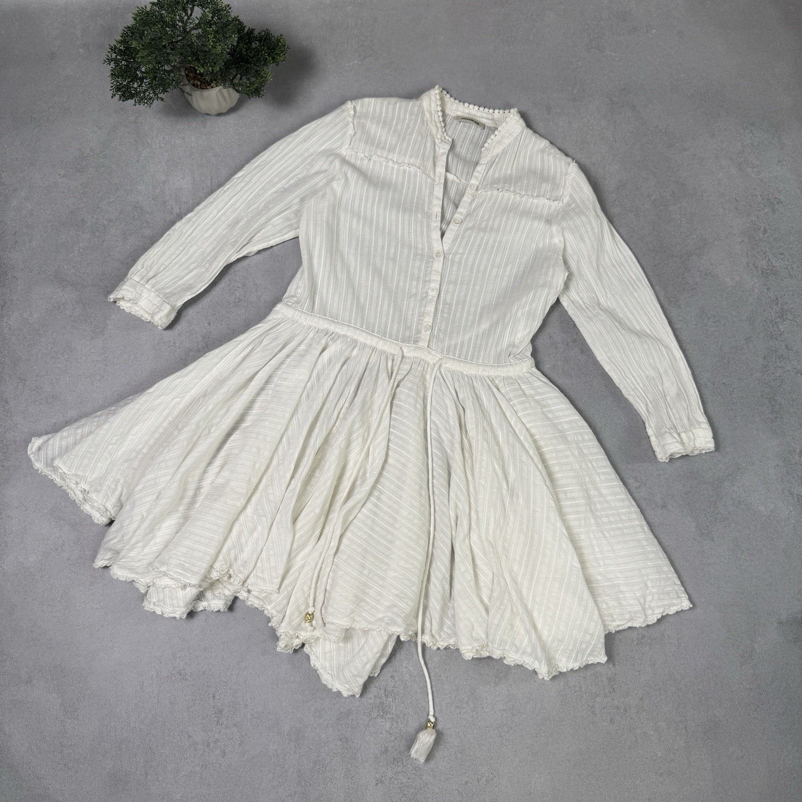 Zadig & Voltaire Zadig & Voltaire Ranil Dress Blanc (White) Size S Mini Size S / US 4 / IT 40 - 1 Thumbnail
