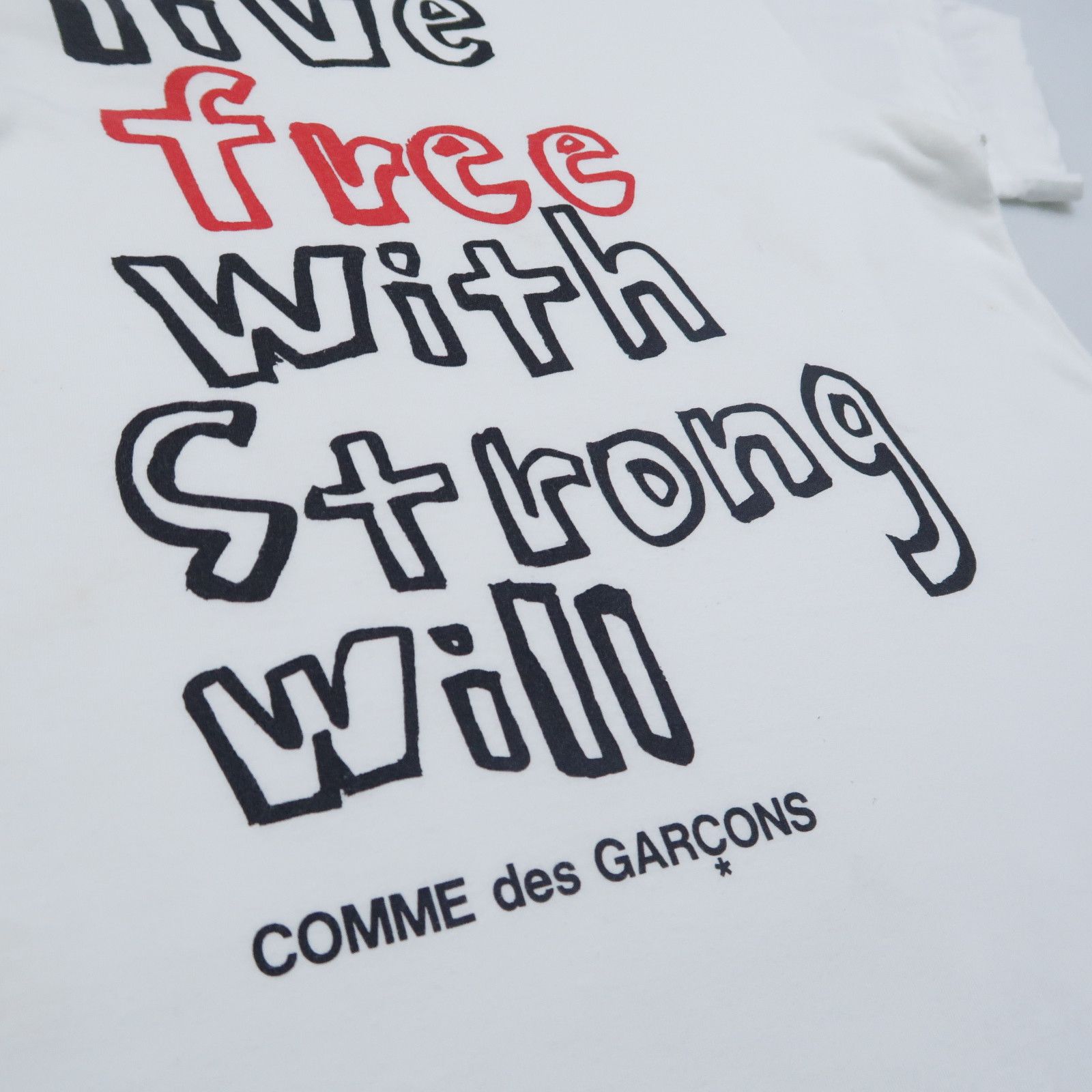Comme des Garcons Comme des Garcons Live Free With Strong Will Double Tee Size US S / EU 44-46 / 1 - 7 Thumbnail