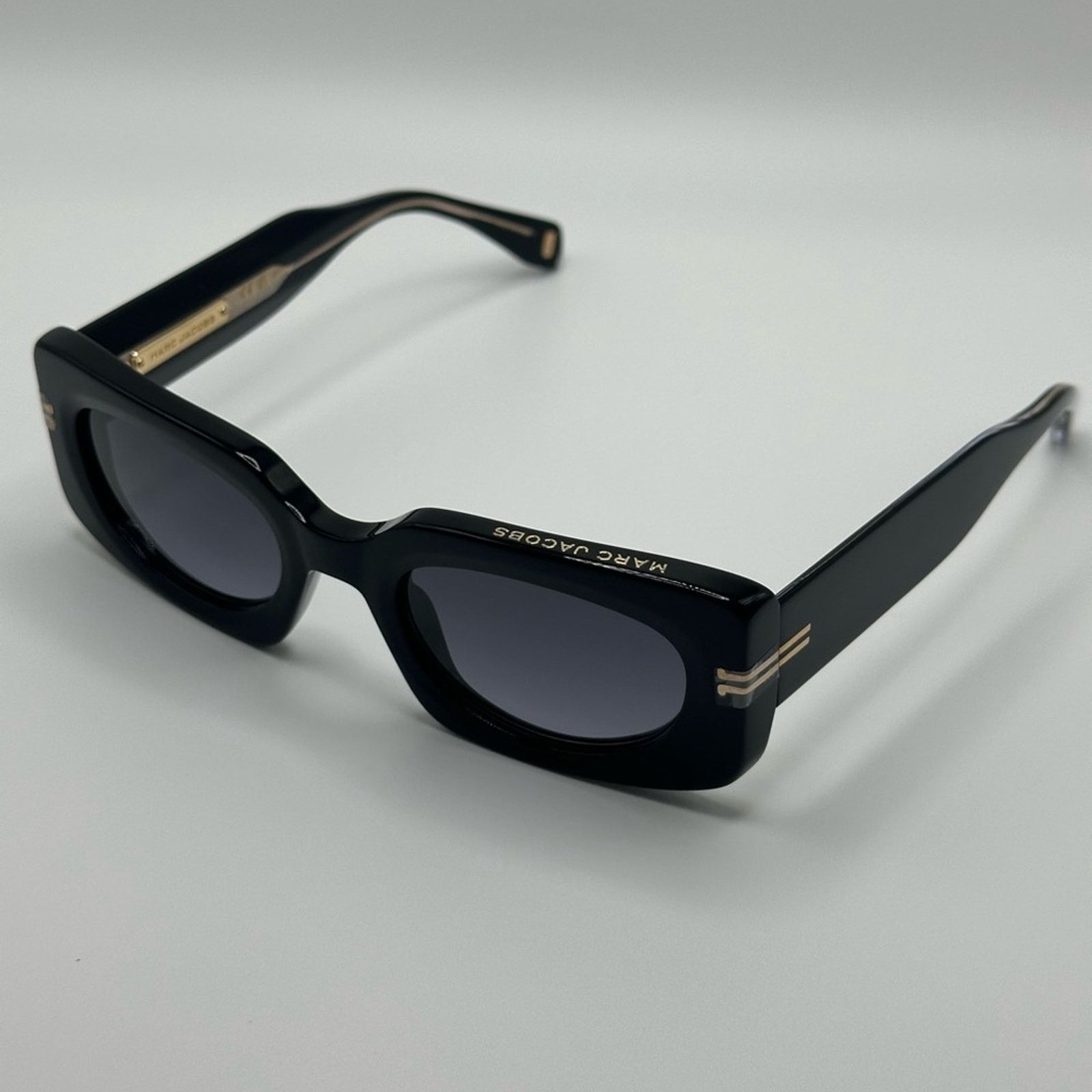 Marc Jacobs BRAND NEW MARC JACOBS MJ 1075/S 807 Black Unisex Sunglasses Size ONE SIZE - 2 Thumbnail