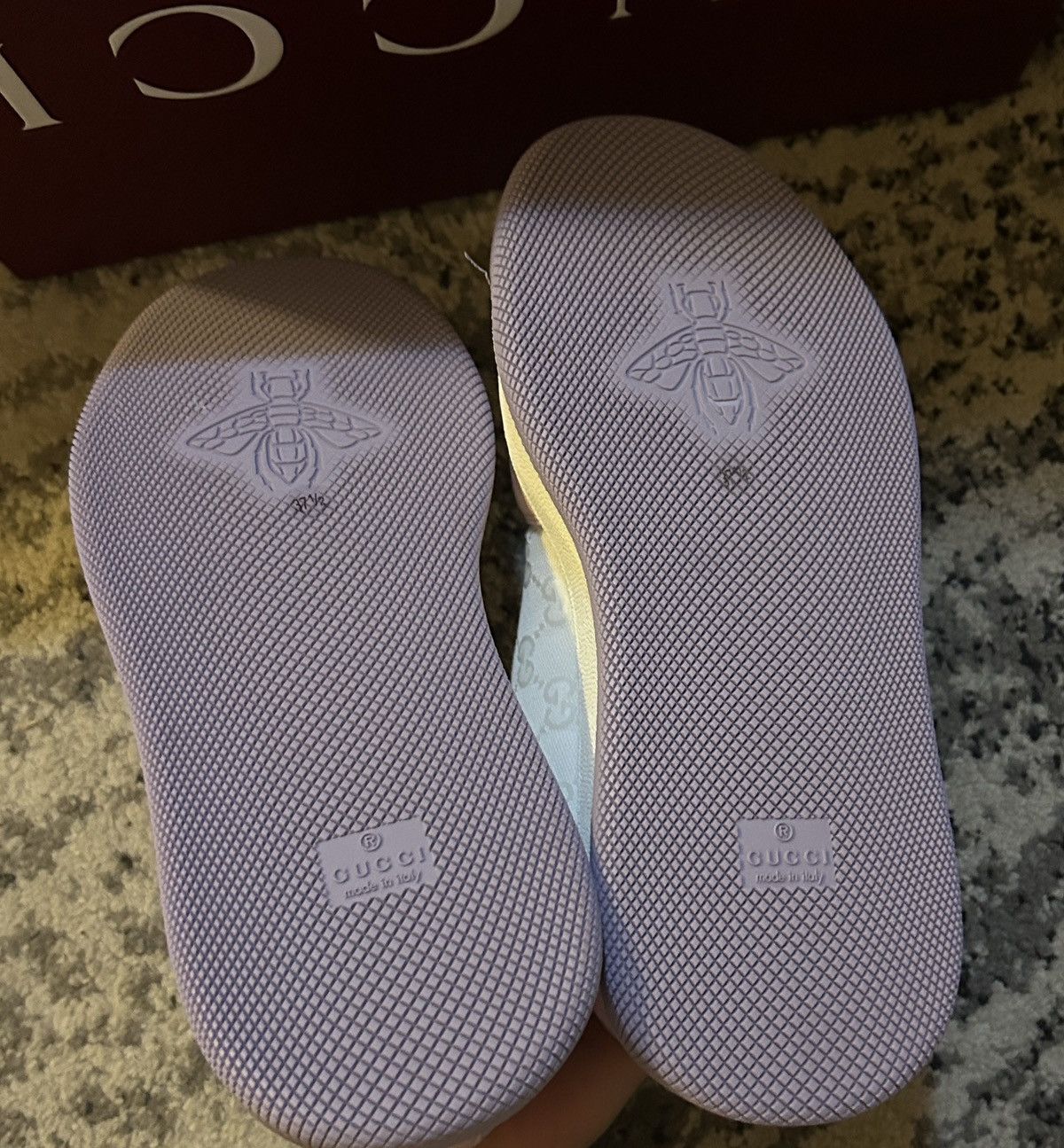 Gucci Gucci Original GG Logo Screener Low Top Skateboard Sneaker Size US 7.5 / IT 37.5 - 5 Thumbnail