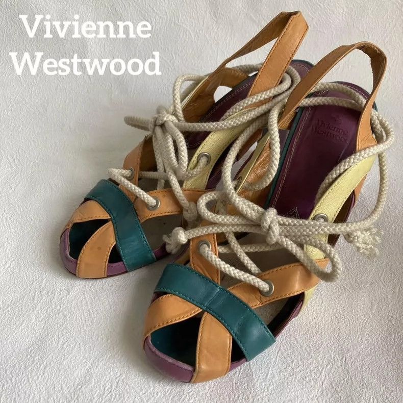 Vivienne Westwood Vivienne Westwood High-top laced sandals Size US 5.5 / IT 35.5 - 1 Thumbnail