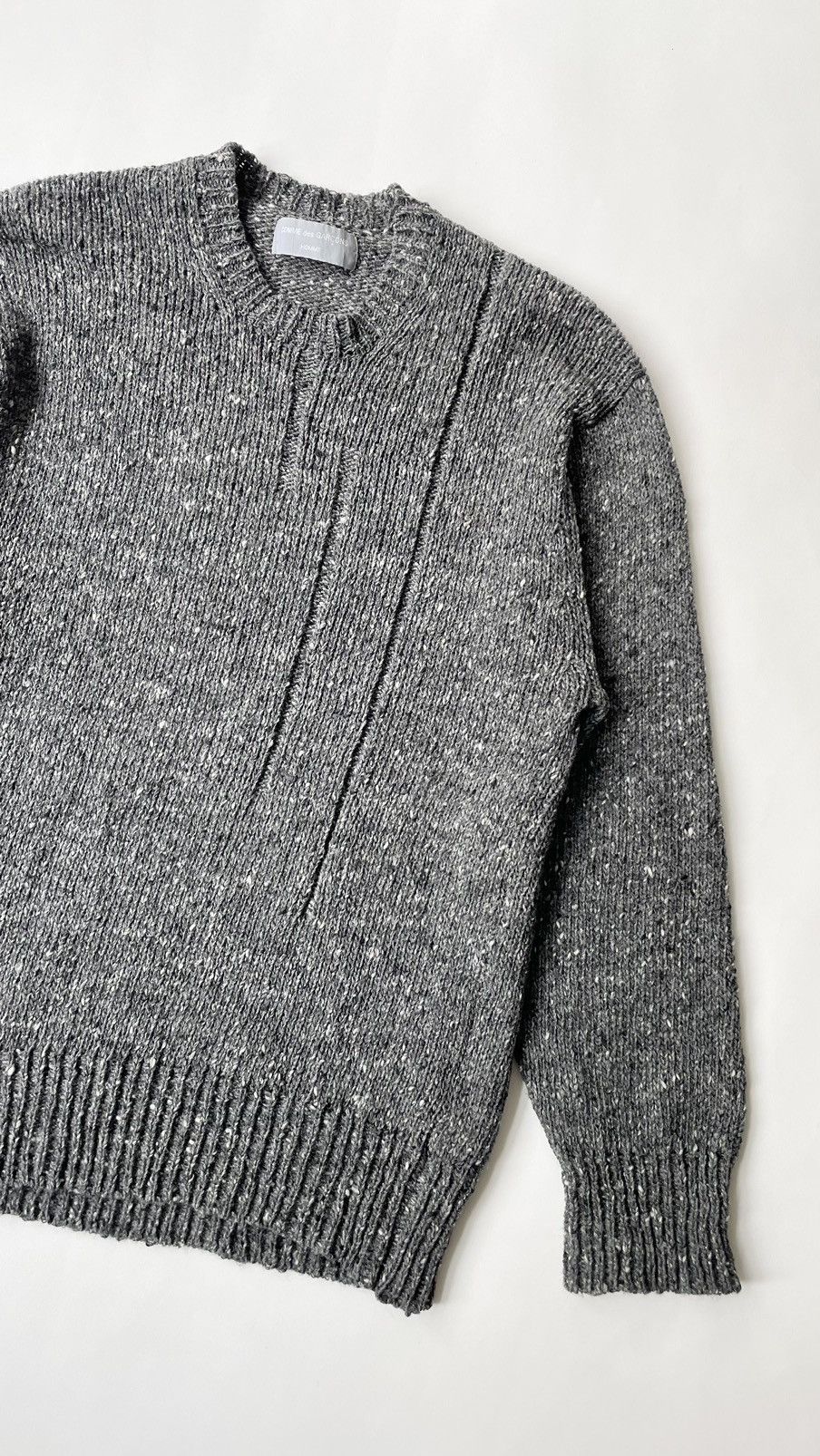 Comme des Garcons A/W 1998 ‘Scar Stitch Detail’ Wool Sweater Size US M / EU 48-50 / 2 - 4 Thumbnail
