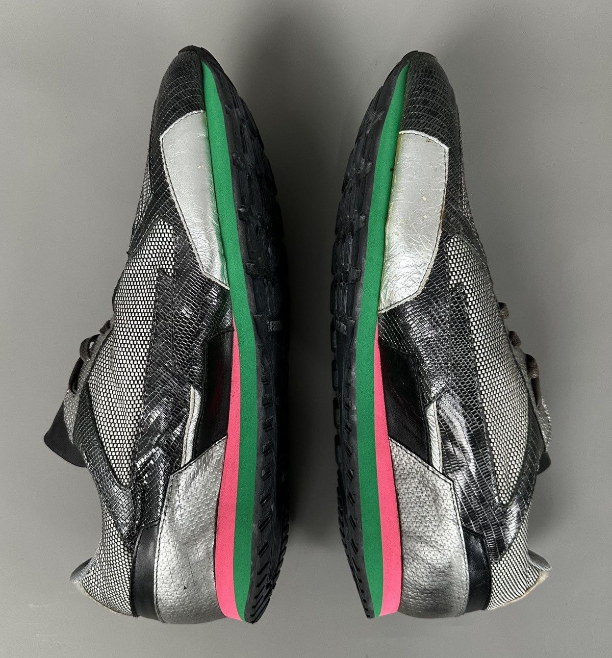Raf Simons Raf Simons - S/S13 Holo Runner Multi Color / Metallic Silver Size US 11.5 / EU 44-45 - 8 Thumbnail