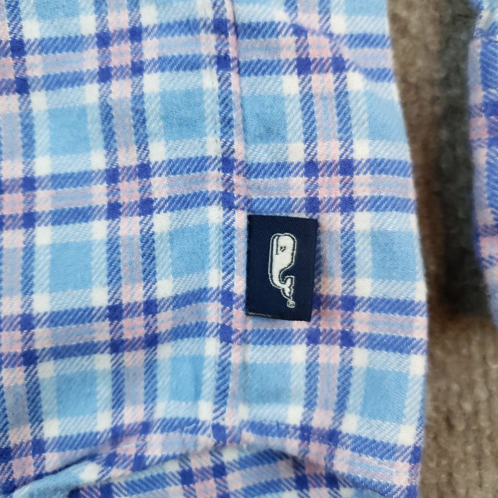 Vineyard Vines Vineyard Vines Mens Blue Pink Plaid Long Sleeve Stretch Button Up Shirt XS Size US XS / EU 42 / 0 - 6 Thumbnail