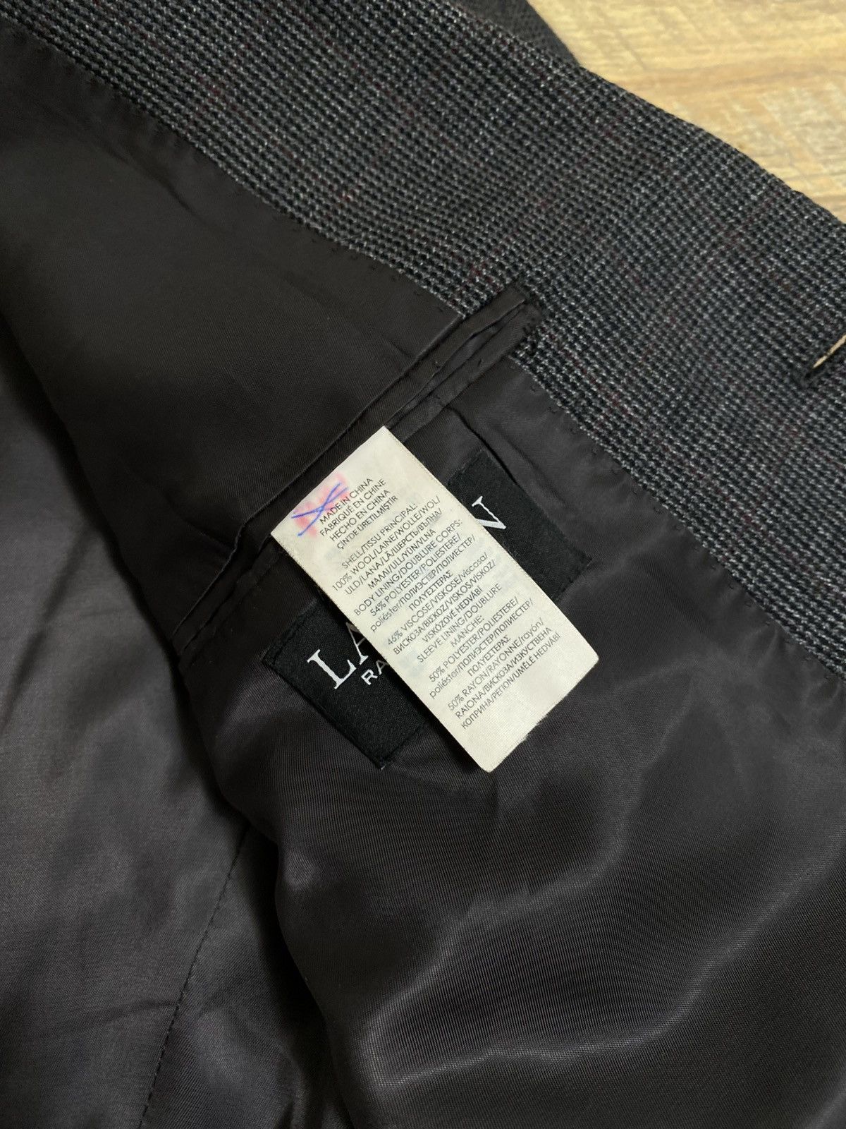 Ralph Lauren Ralph Lauren Grey Wool Sport Coat Slim Fit 40 Short Size 40S - 9 Thumbnail