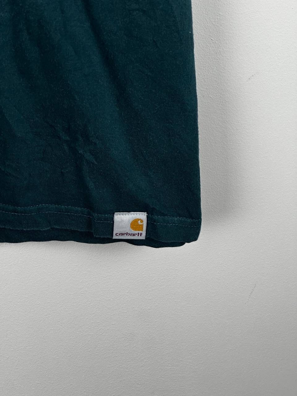 Carhartt Carhartt Big Logo Streetwear Green T-shirt Size US L / EU 52-54 / 3 - 5 Thumbnail