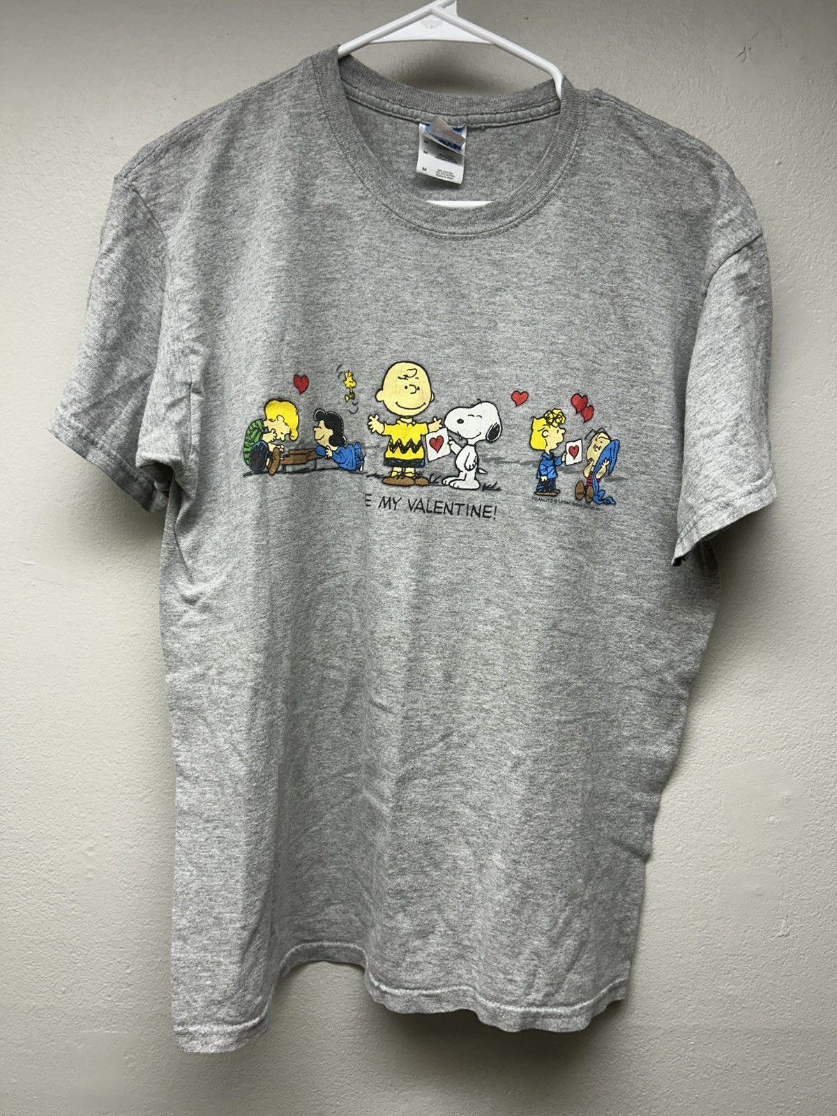 Peanuts Peanuts Be My Valentine Snoopy & Charlie Brown Graphic Tee Size US M / EU 48-50 / 2 - 2 Thumbnail