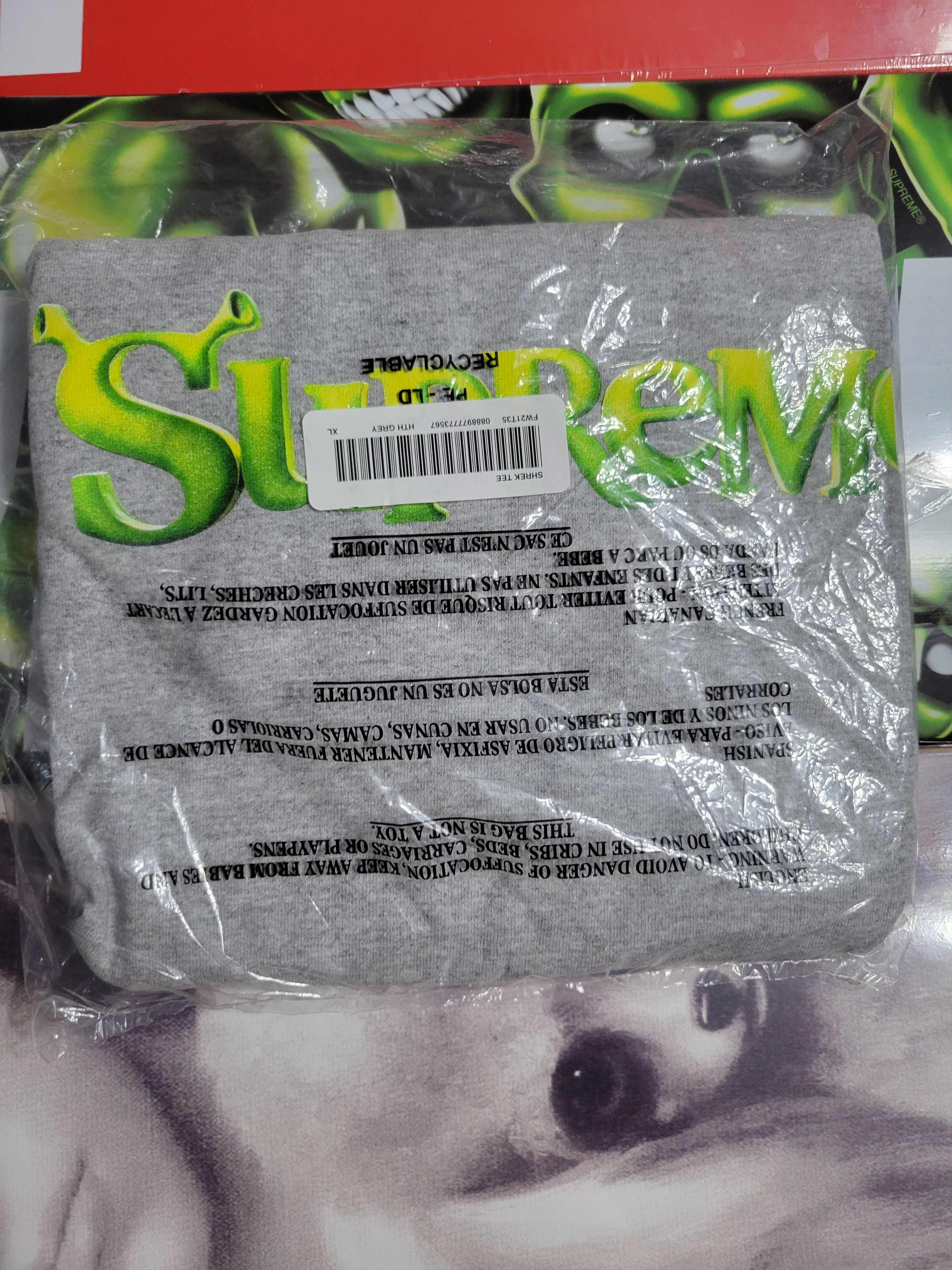 Supreme FW21 Shrek Tee Size US XL / EU 56 / 4 - 1 Thumbnail