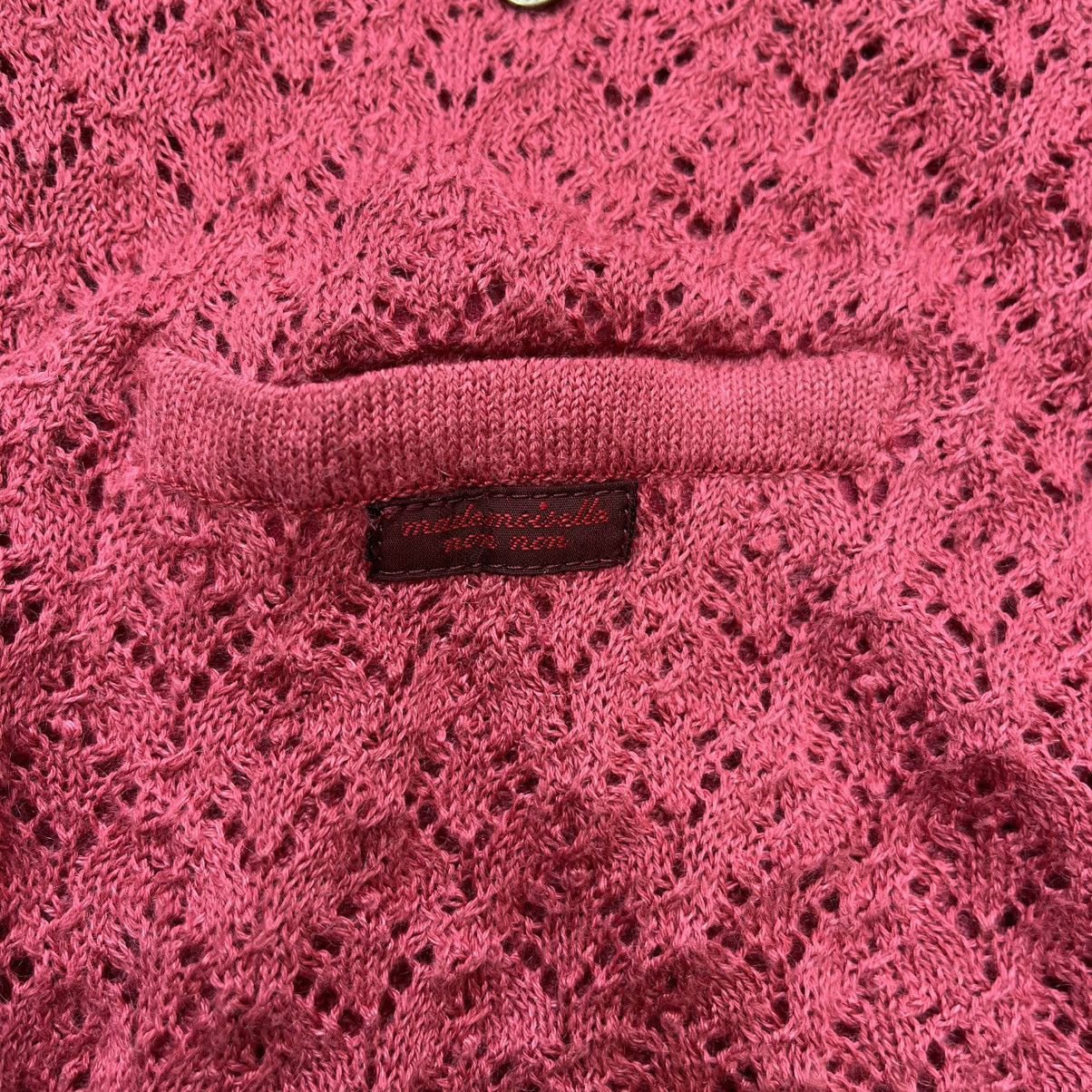 Issey Miyake MADEMOISELLE NON NON Knit Women Zip Up Hoodie Size M / US 6-8 / IT 42-44 - 4 Thumbnail