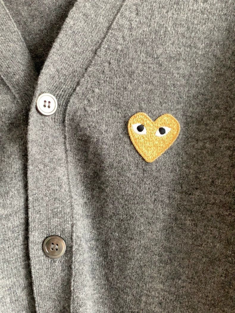 Comme des Garcons Comme Des Garcons Wool cardigan, grey V-neck Size M / US 6-8 / IT 42-44 - 5 Thumbnail