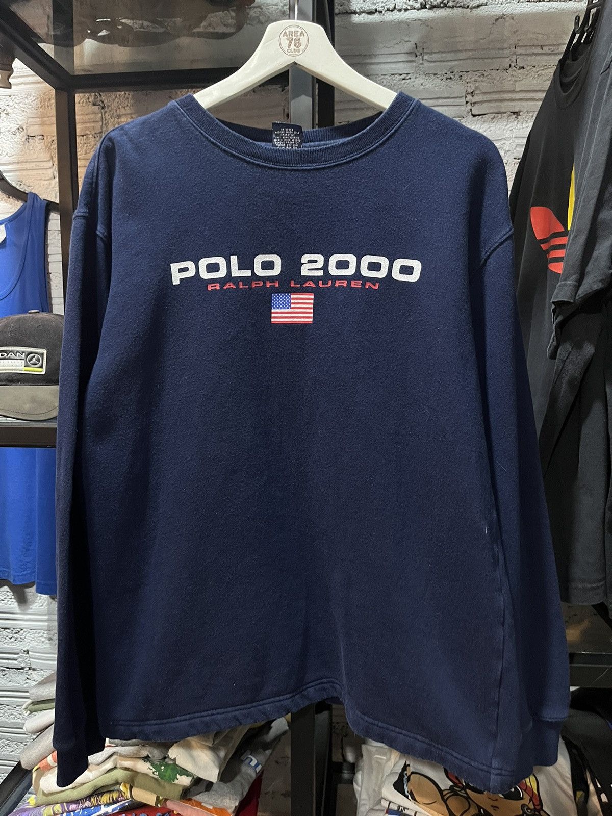 Polo Ralph Lauren Polo 2000 Ralph Lauren USA Sweatshirt Classic Logo Y2K Size US L / EU 52-54 / 3 - 1 Thumbnail