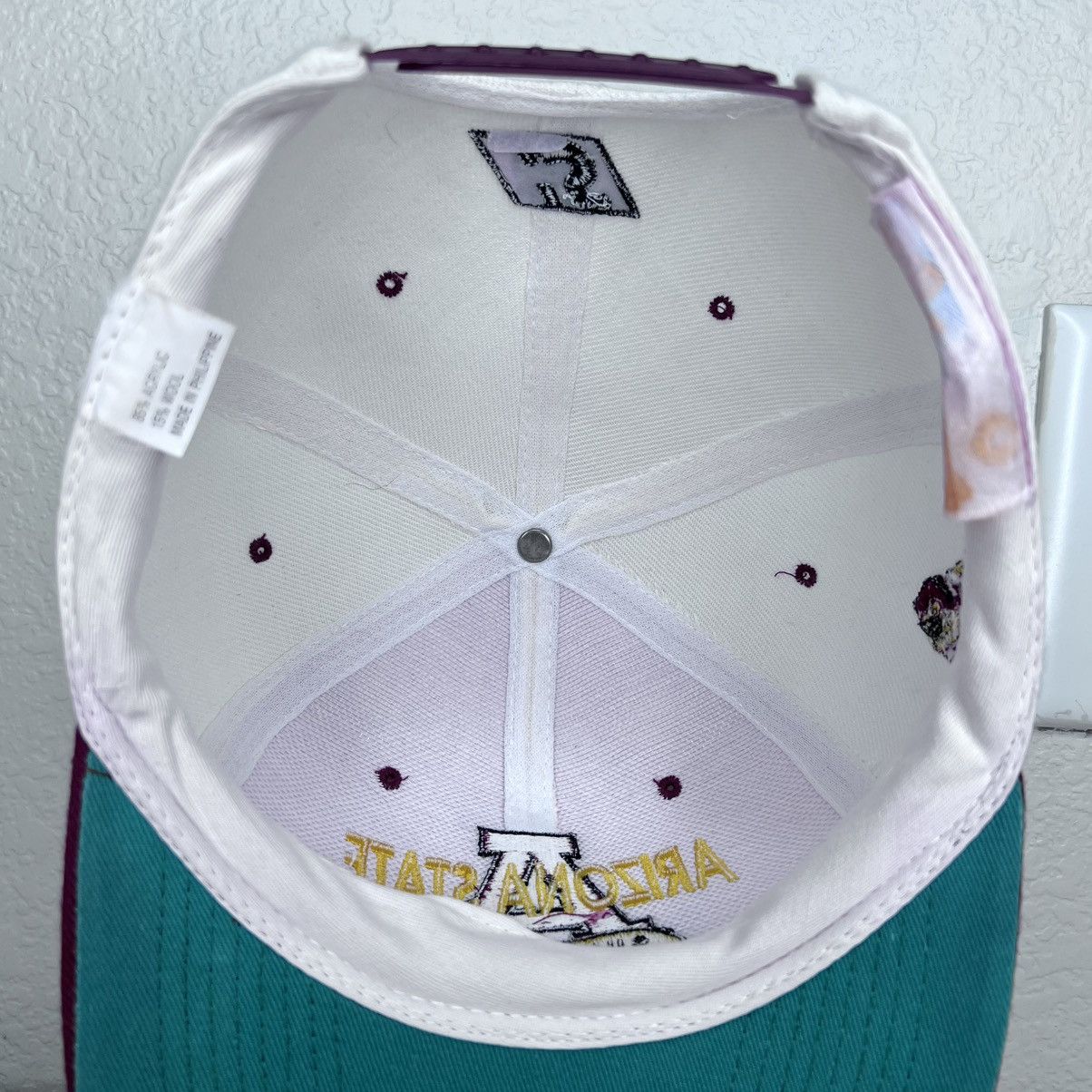 NCAA Vintage 1990s Arizona State Sun Devils Embroidered Snapback Size ONE SIZE - 10 Thumbnail