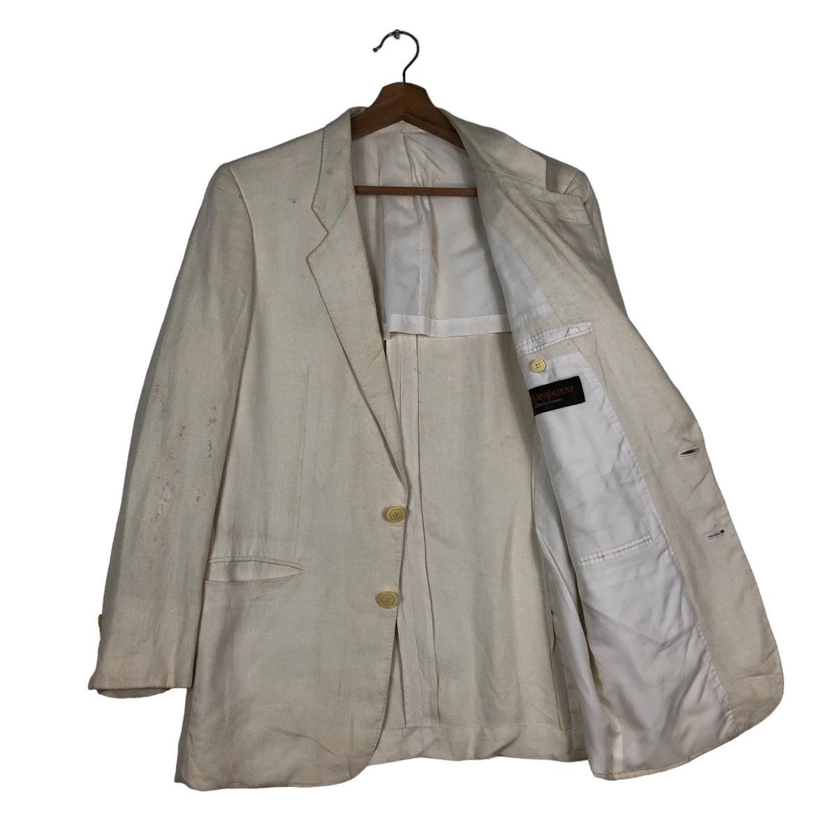 Yves Saint Laurent 🔥Vintage Yves Saint Laurent Diffusion Homme Paris Coats Size US M / EU 48-50 / 2 - 11 Thumbnail