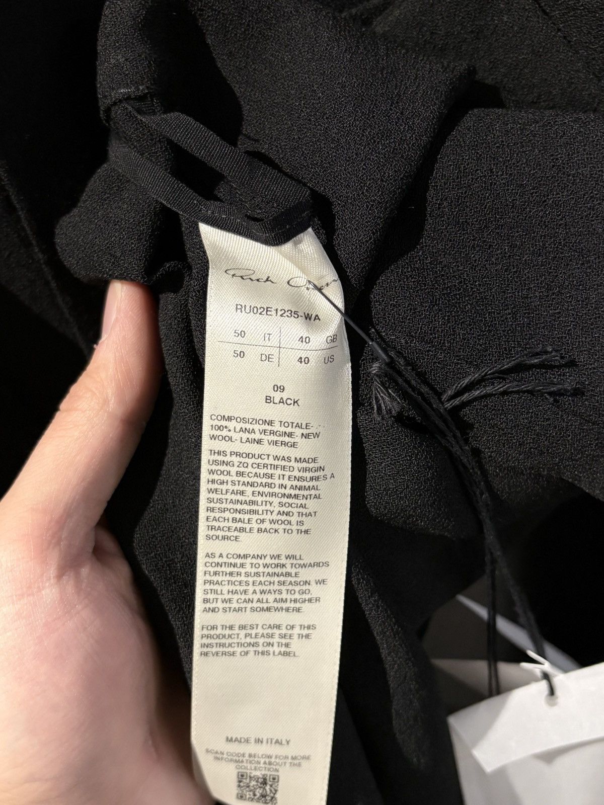 Rick Owens RICK OWENS CREPE OUTERSHIRT Size US M / EU 48-50 / 2 - 7 Thumbnail