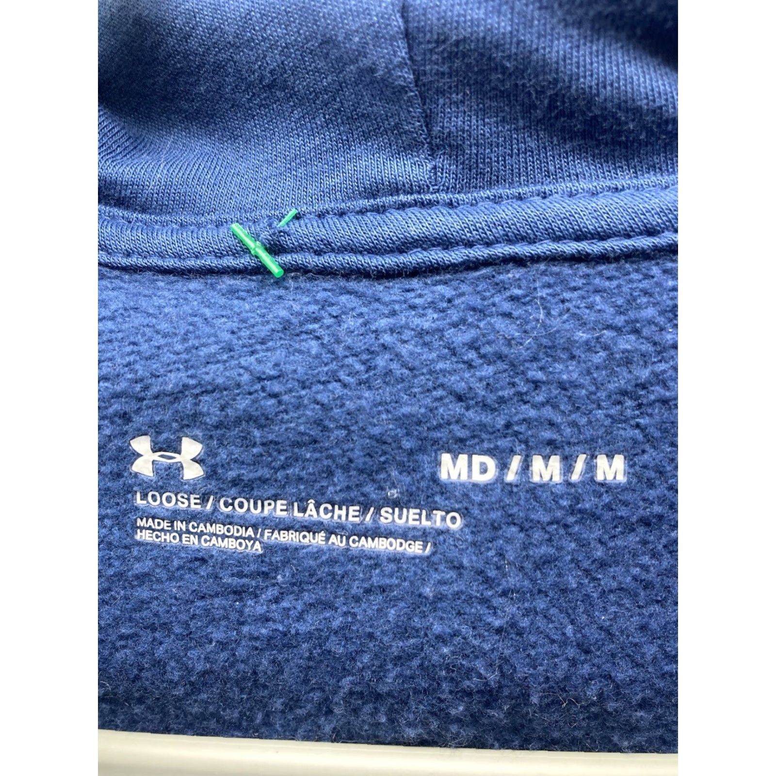 Under Armour Under Armour Hoodie Sweatshirt Men Size M Blue Pullover Cotton Long Sleeve Size US M / EU 48-50 / 2 - 5 Thumbnail