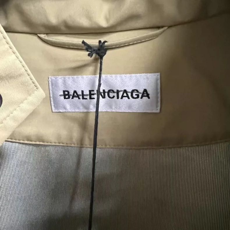 Balenciaga Balenciaga White label beige hooded logo monogram printed Size XS / US 0-2 / IT 36-38 - 3 Thumbnail