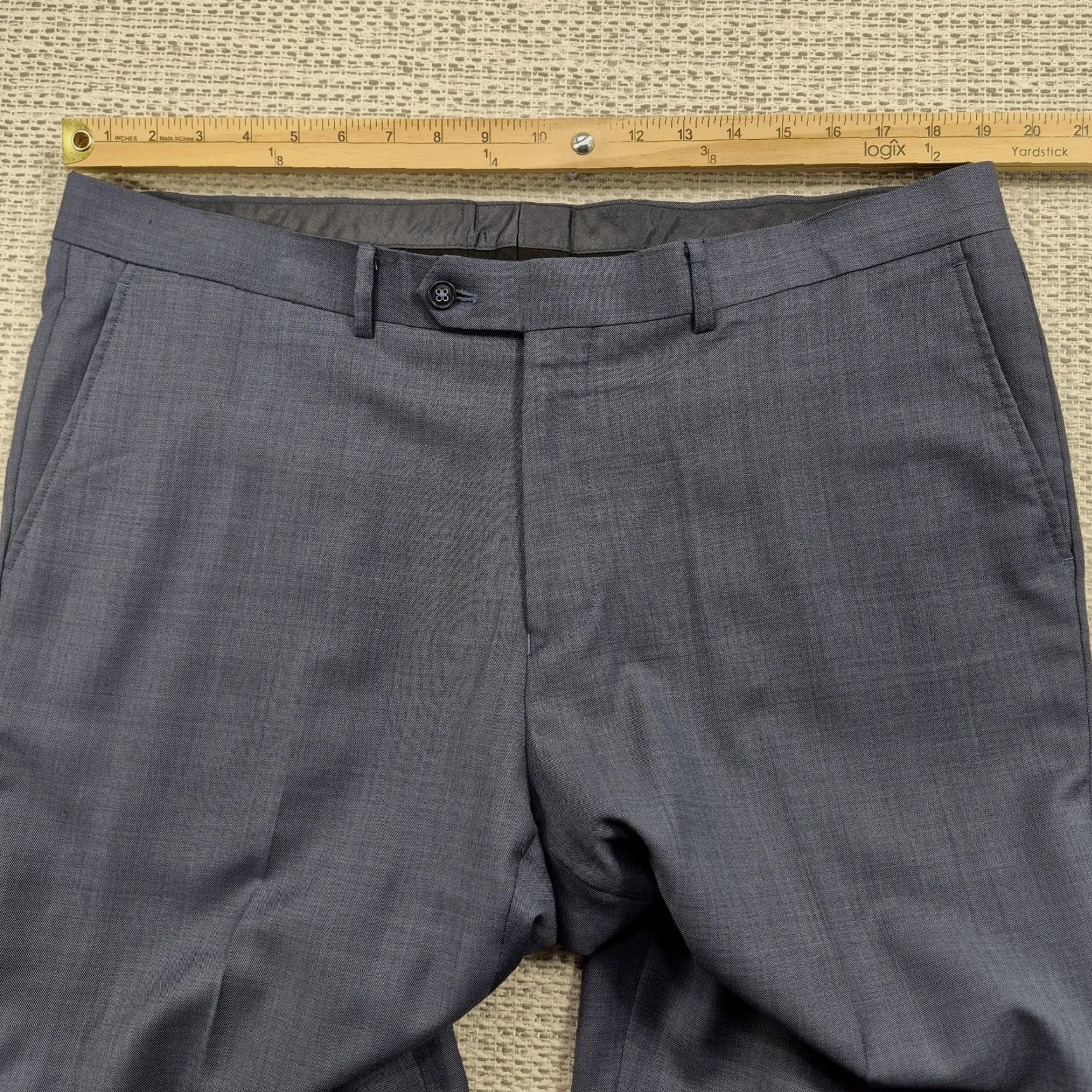 Ermenegildo Zegna Ermenegildo Zegna Dress Pants Mens 38x28 Blue Wool Traveller Classic Fit Italy Dress Pants Mens 38 Blue Wool Traveller Classic Fit Italy Size US 38 / EU 54 - 5 Thumbnail