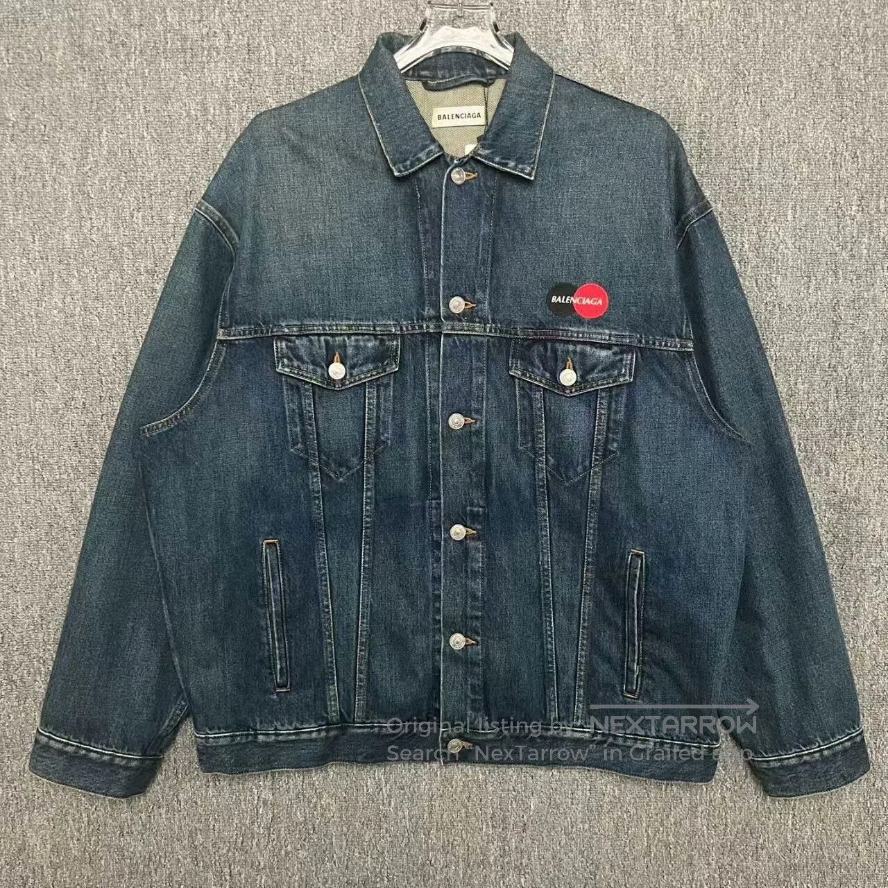 Balenciaga blenciaga washed denim jacket size 36. Size US M / EU 48-50 / 2 - 1 Thumbnail
