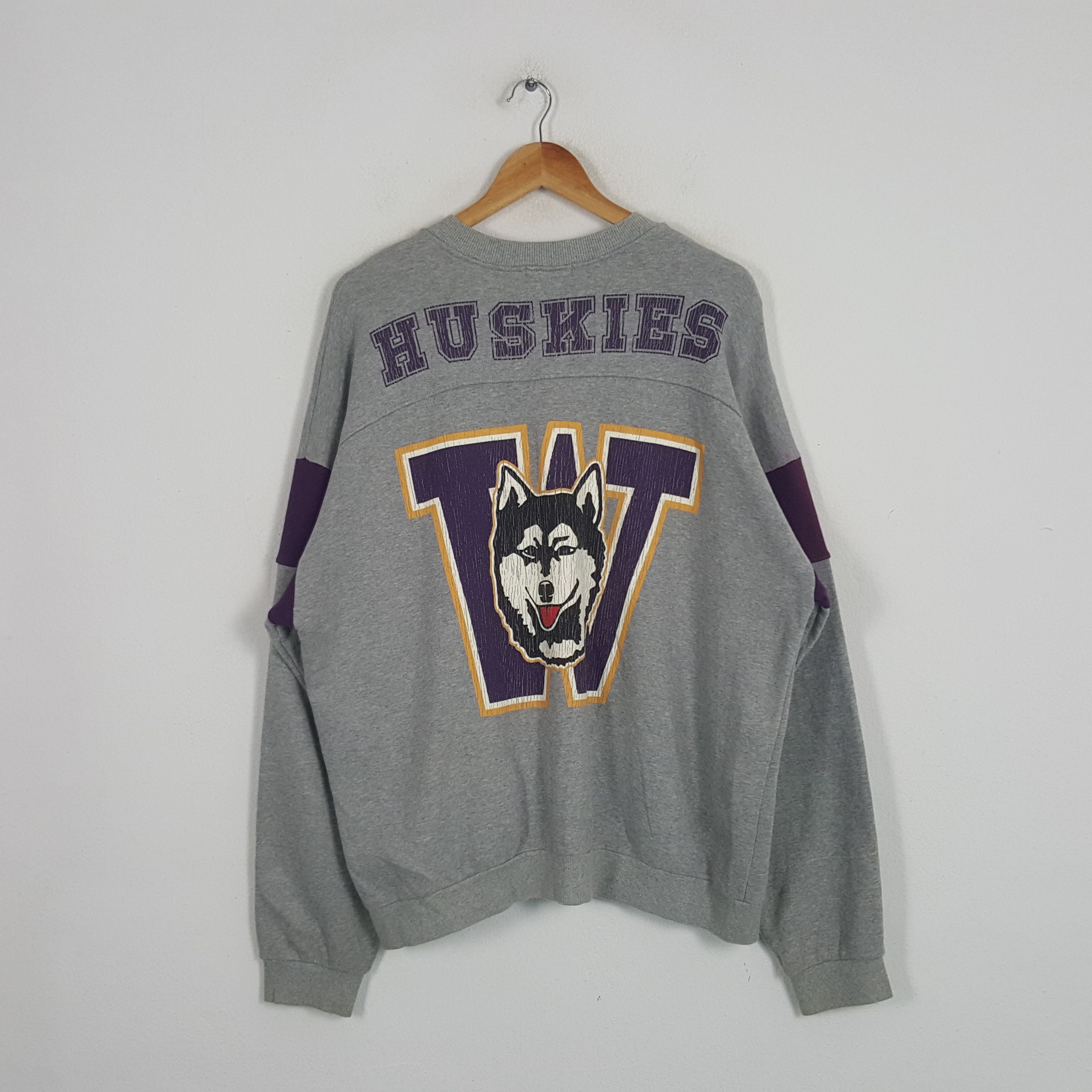 MLB × Vintage Vintage Huskies Washington American MLB Team Sweatshirt Size US XL / EU 56 / 4 - 3 Thumbnail