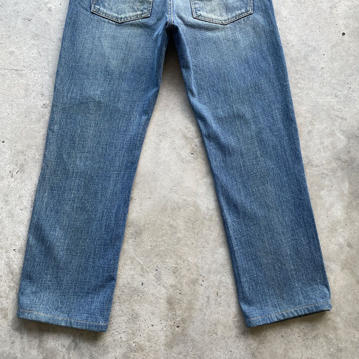 Japanese Brand Vintage Dash Jeans Japan Faded Distressed Denim Pants W32x30 Size US 32 / EU 48 - 12 Thumbnail