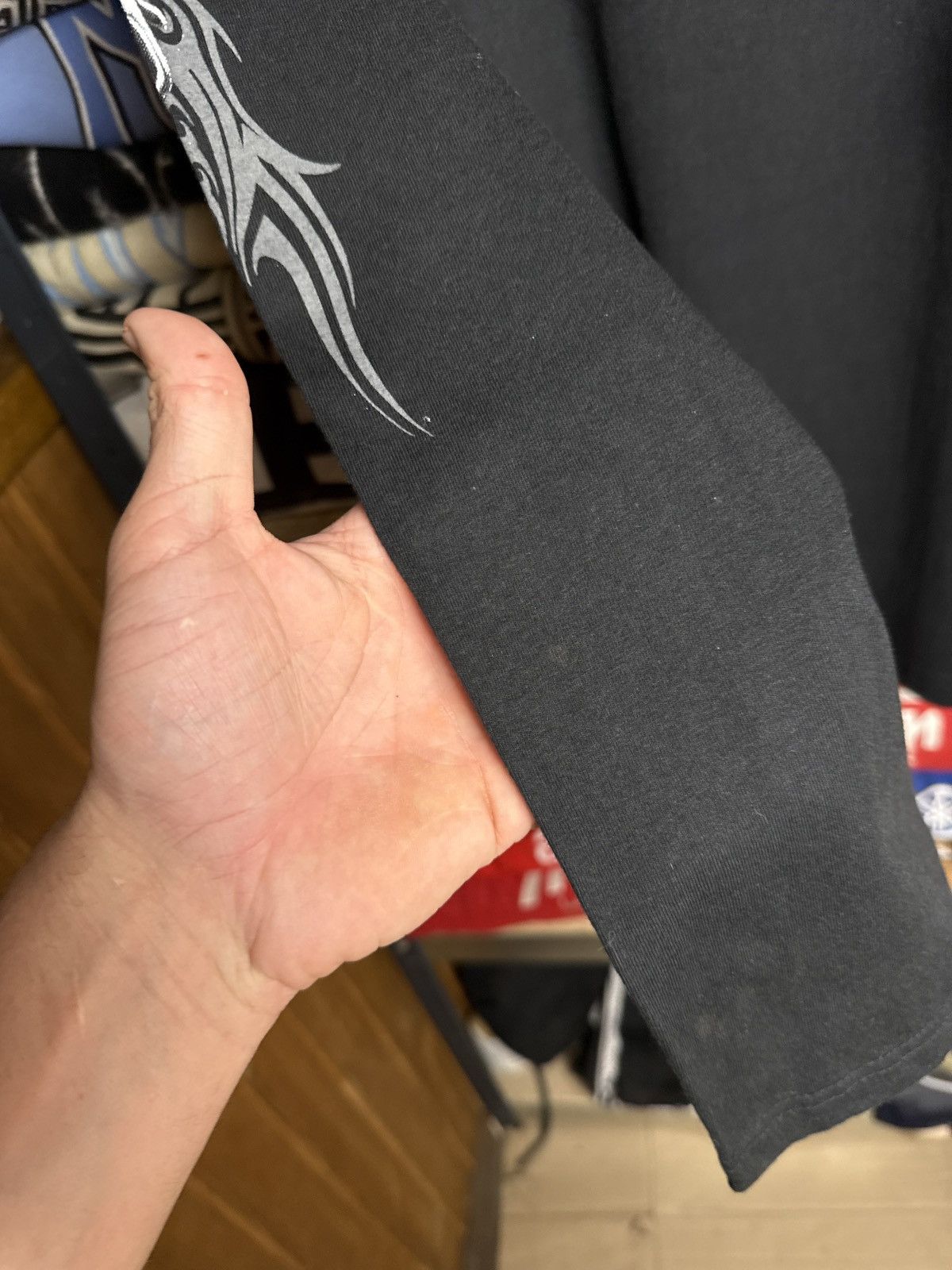 Japanese Brand Vintage Spiral Long Sleeve 90s Street Wear Y2K Casual Style Size US XL / EU 56 / 4 - 9 Thumbnail