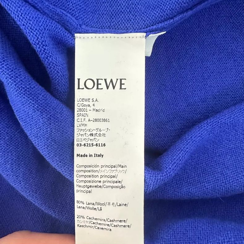 Loewe LOEWE Loose color matching sleeves long sleeve sweater men Size US L / EU 52-54 / 3 - 2 Thumbnail