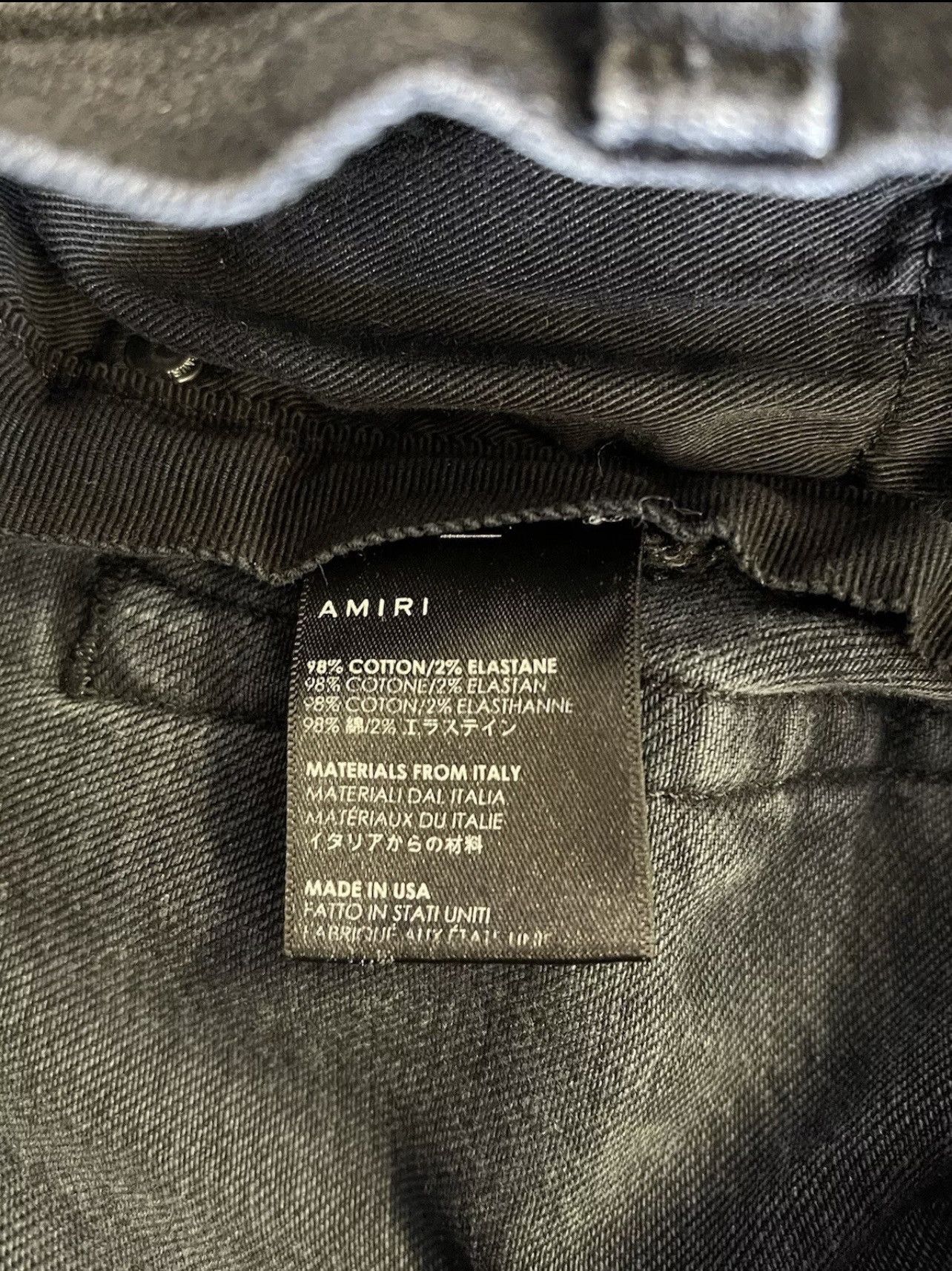 Amiri Size 28 - Amiri Jeans Distressed Hawaiian Patch Black Size US 28 / EU 44 - 9 Thumbnail