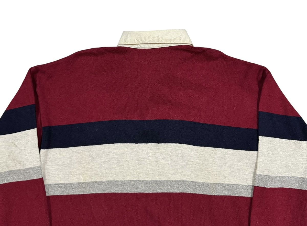 L.L. Bean Vtg🔥80’s LL Bean Rugby Stipred Shirt Made In Usa Size US L / EU 52-54 / 3 - 10 Thumbnail