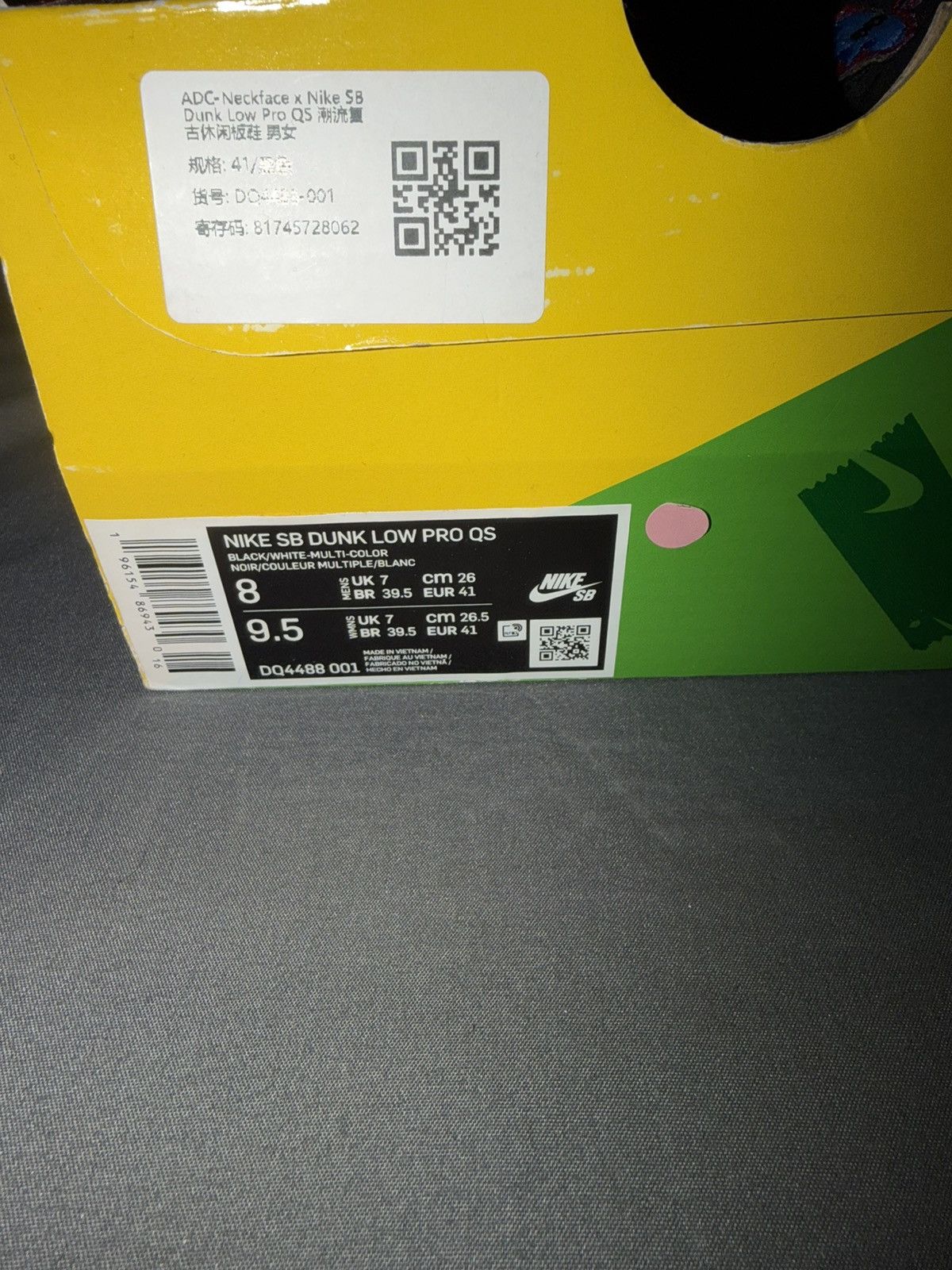 Nike SB Nike SB Dunk Low Pro QS ‘Neckface’ Size 8M Size US 8 / EU 41 - 7 Thumbnail