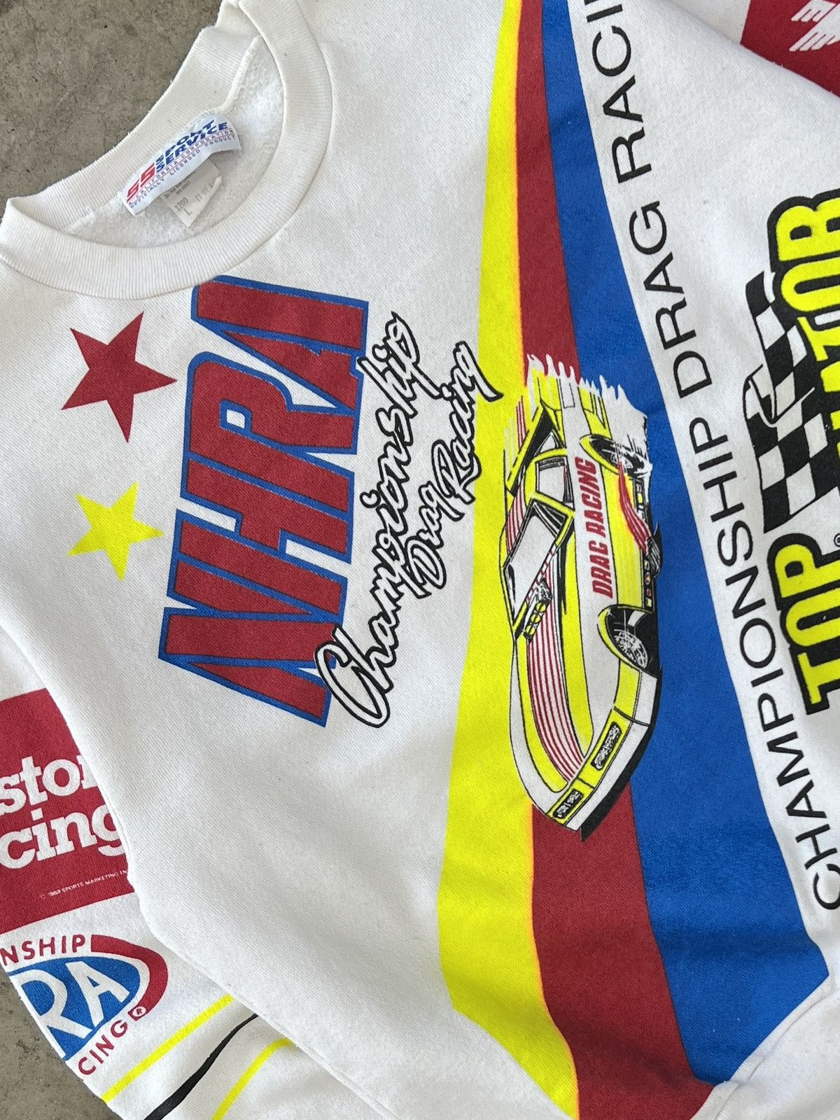 NASCAR Vintage 1988 NHRA Championship Drag Racing Crewneck Large Size US L / EU 52-54 / 3 - 5 Thumbnail