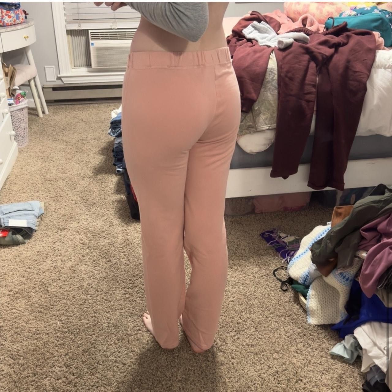 Abercrombie & Fitch × Vintage Y2K Abercrombie & Fitch Pink Straight Leg Sweatpants Size 26" / US 2 / IT 38 - 7 Thumbnail