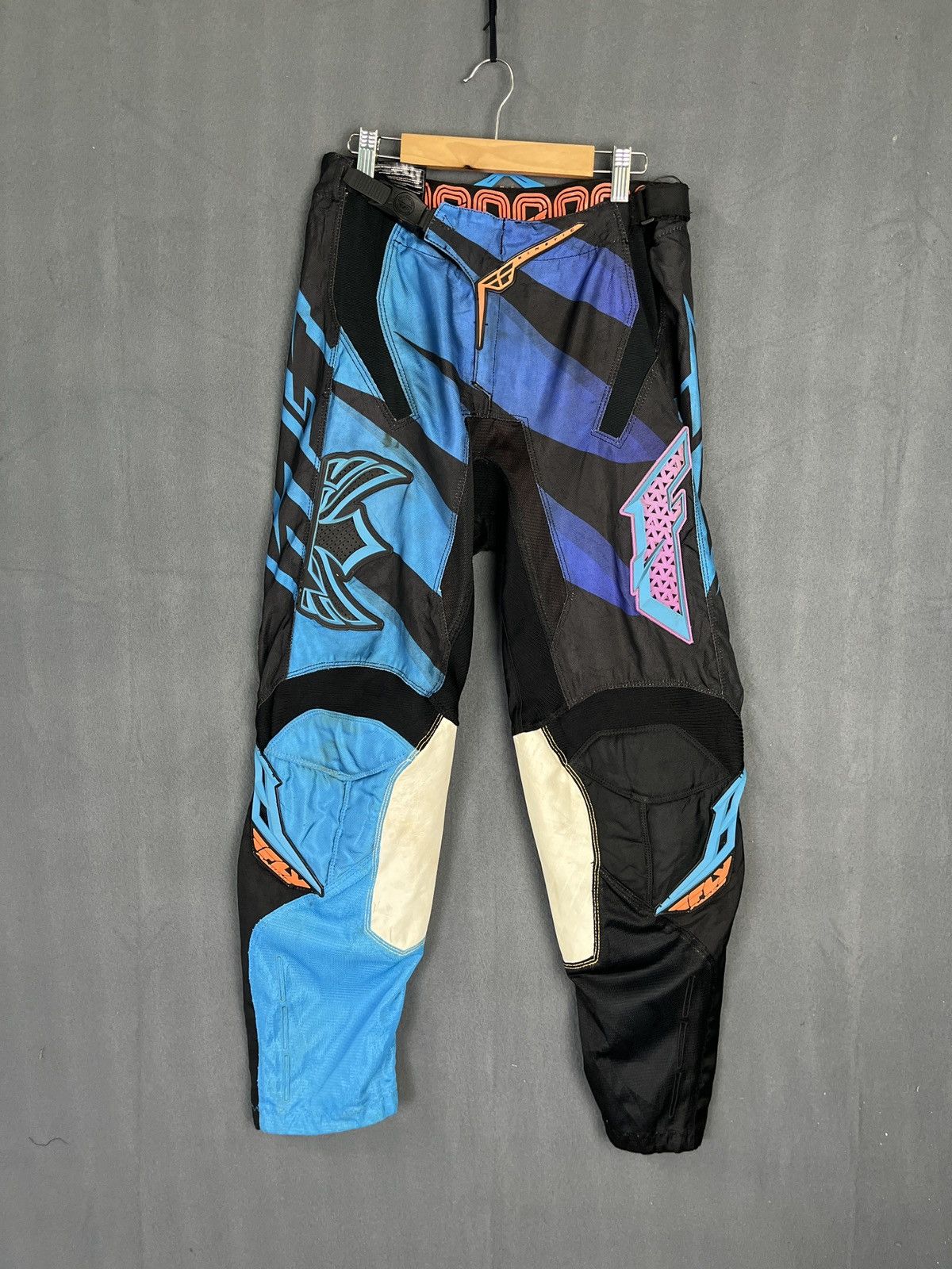 Vintage Vintage Fly Racing Padded MotorCycle Pants Size US 31 - 1 Thumbnail