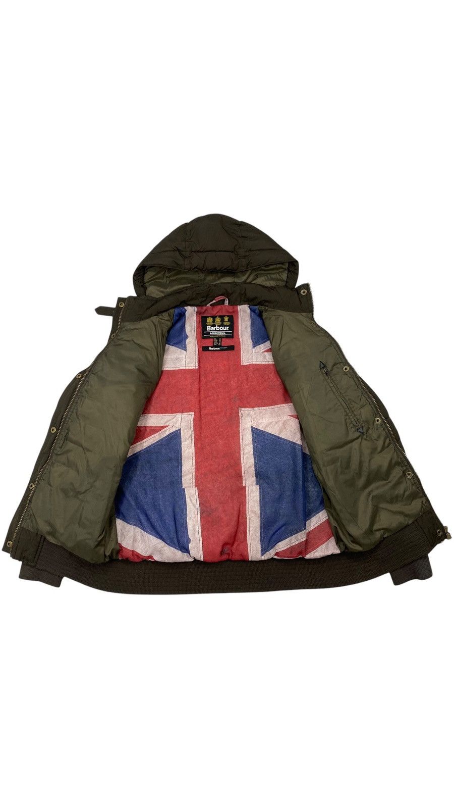 Barbour Barbour UK Short Bomber Jacket Quilted Insulated Size L / US 10 / IT 46 - 3 Thumbnail