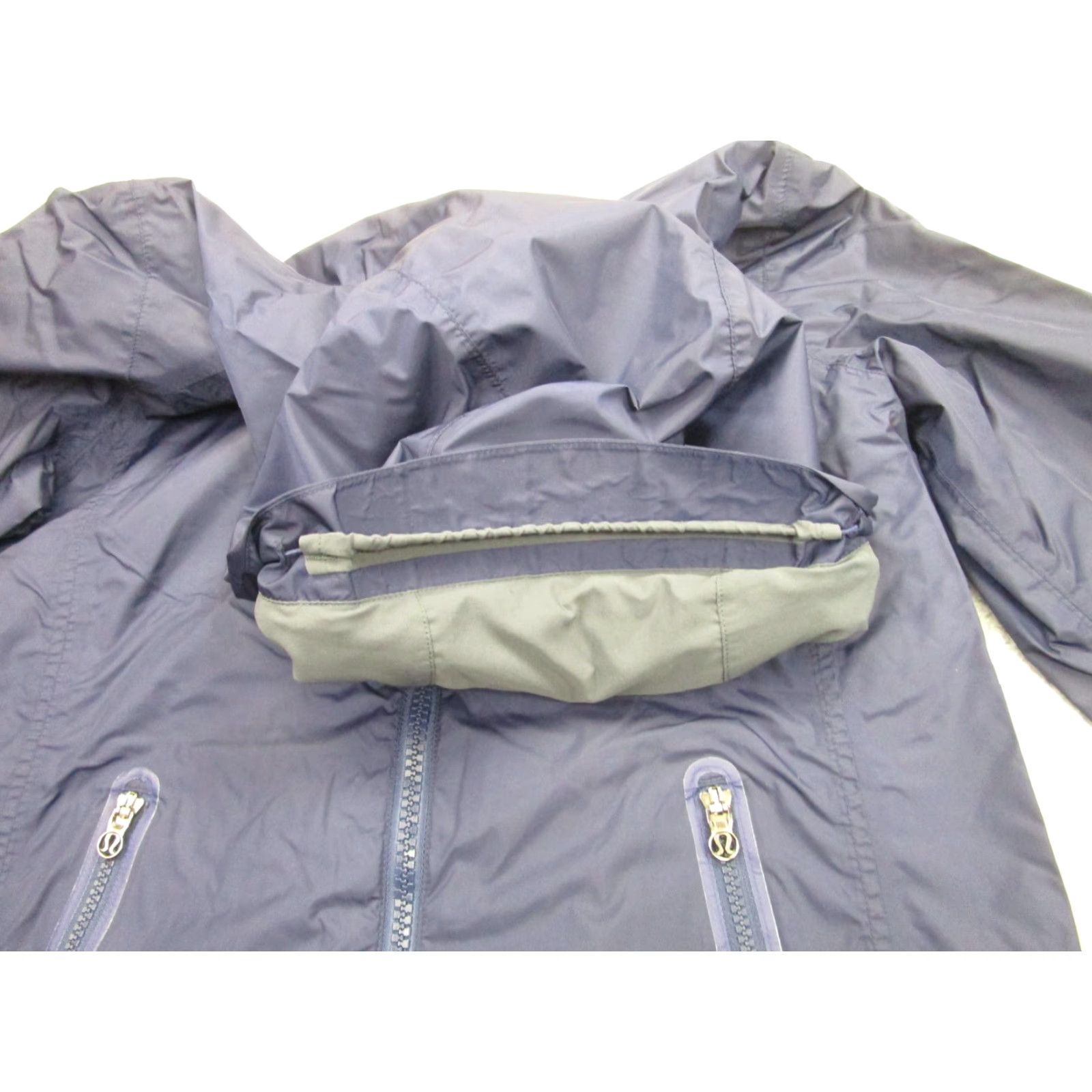 Lululemon Lululemon Jacket Womens 4 Blue Hooded Windbreaker Full Zip Lightweight Lined Size S / US 4 / IT 40 - 7 Thumbnail