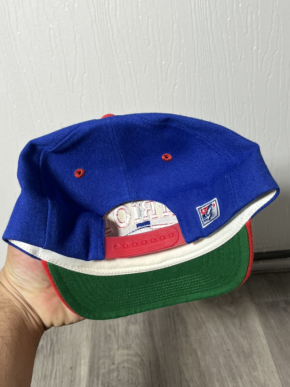 NFL Vintage 90s New England Patriots Logo Snapback Hat Wool 90s Size ONE SIZE - 4 Thumbnail