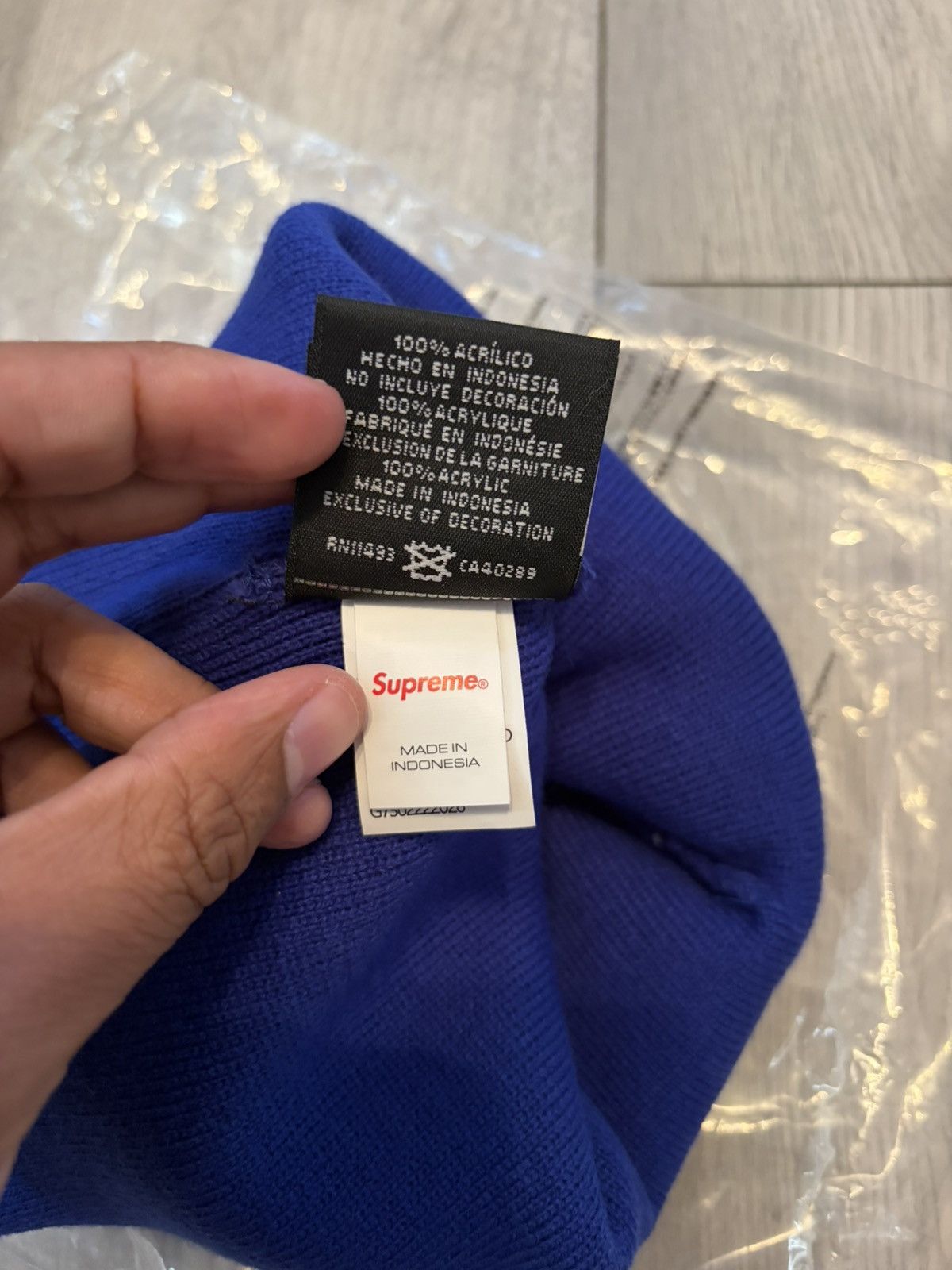 Supreme Supreme SS26 Ghostface Beanie Blue Size ONE SIZE - 7 Thumbnail
