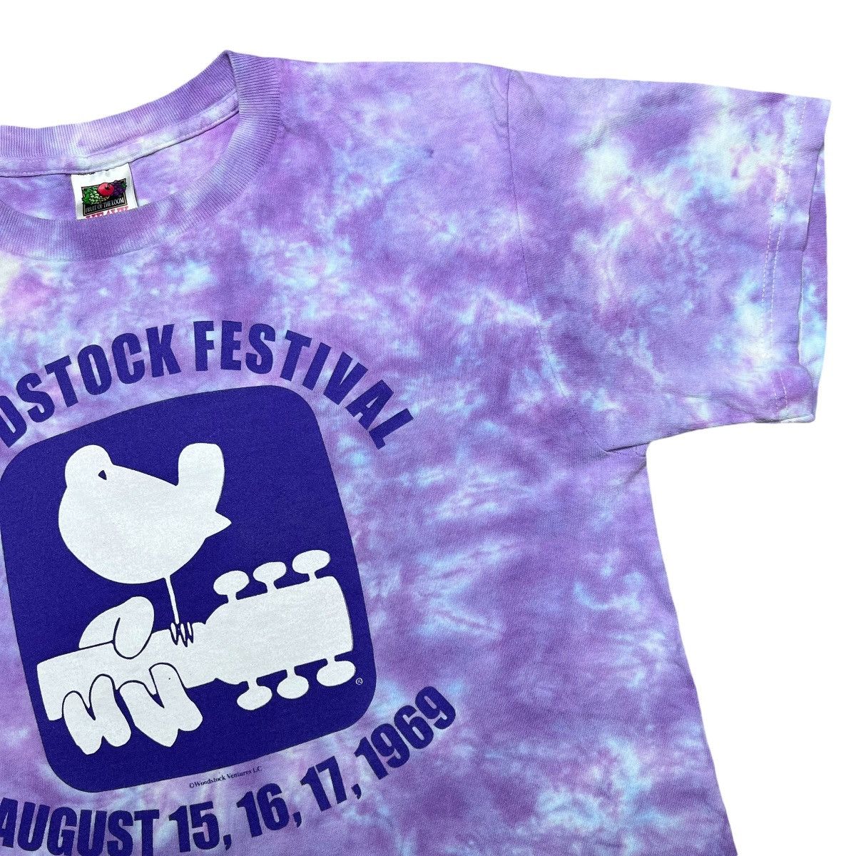 Band Tees × Vintage Vintage 1990s Woodstock Festival 1969 Promo Band T-Shirt Size US M / EU 48-50 / 2 - 6 Thumbnail